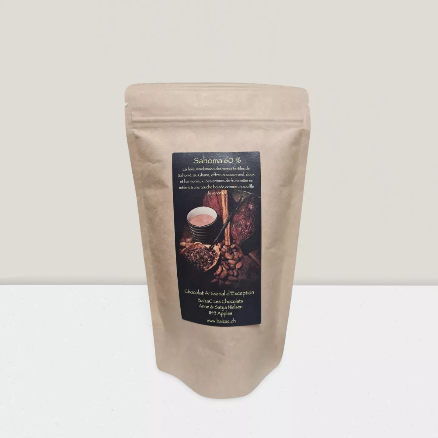 Chocolat chaud - Sahoma 70% 250gr
