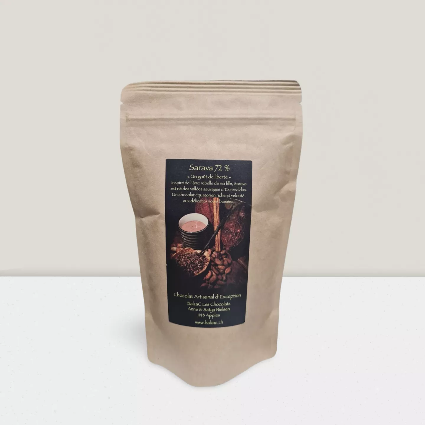 Chocolat chaud - Sarava 70% 250gr