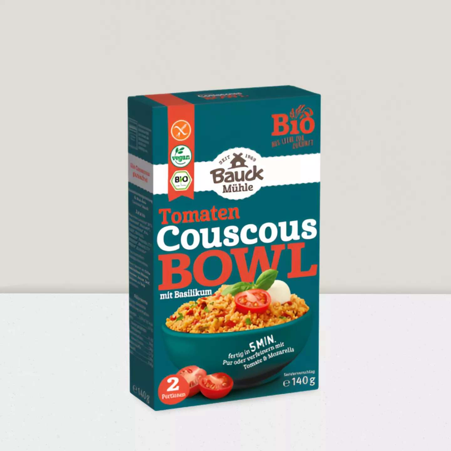 Couscous Tomate & Basilic - Sans Gluten - 140gr