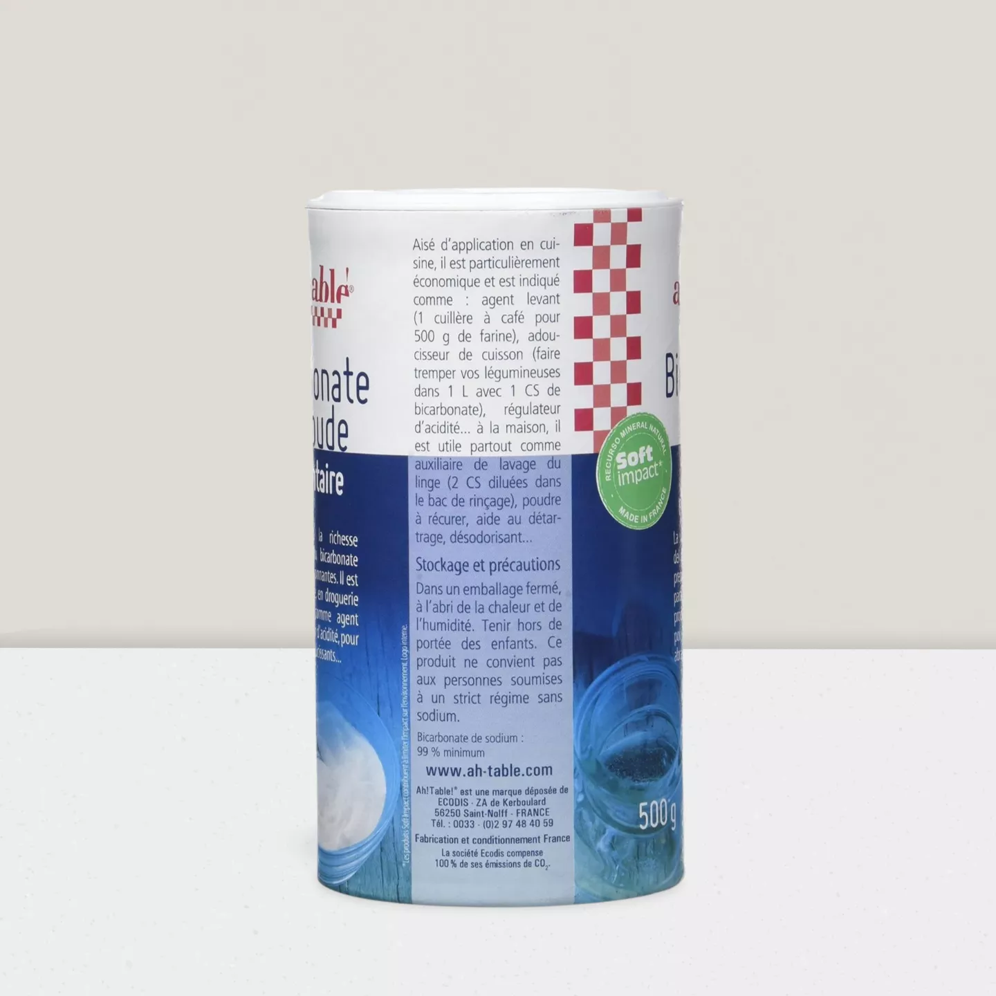 Bicarbonate de soude alimentaire - 500g
