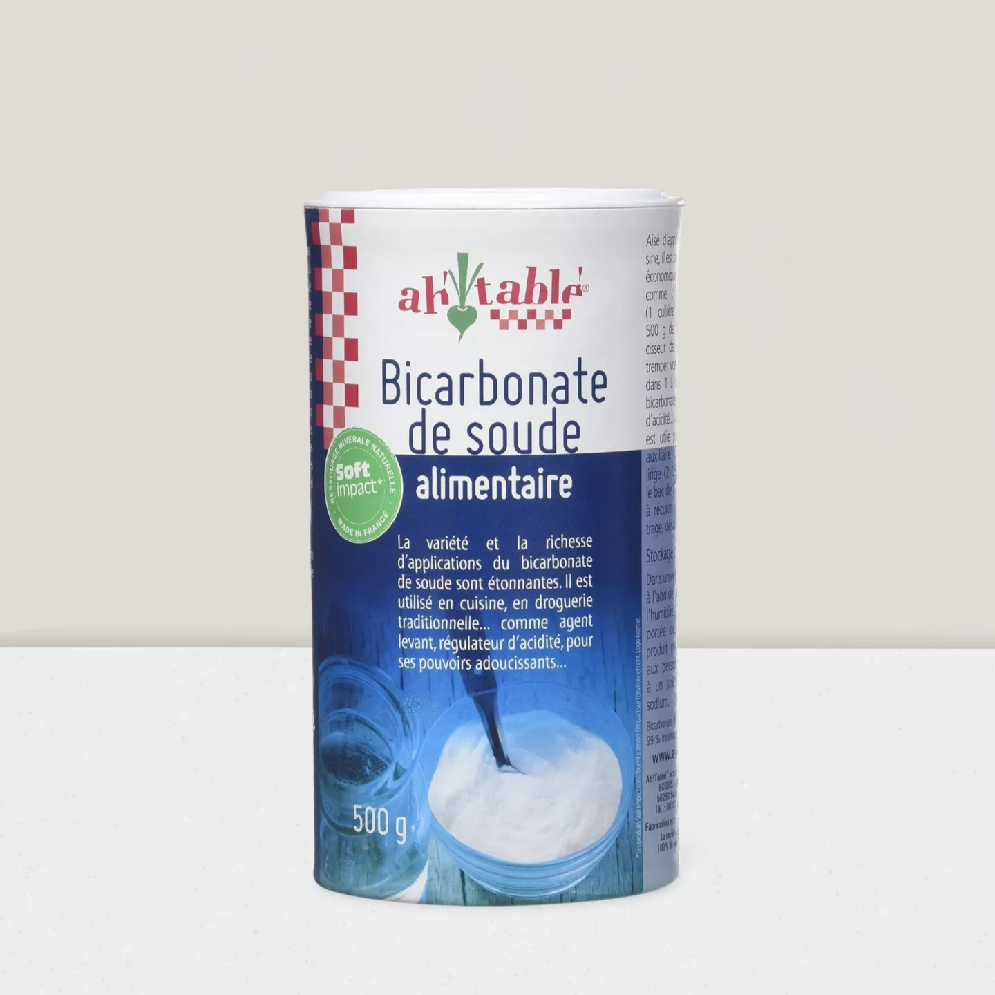 Bicarbonate de soude alimentaire - 500g