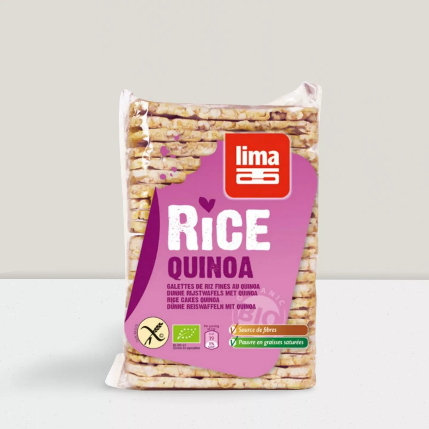 Galettes de riz quinoa rectangle ss gluten 130g