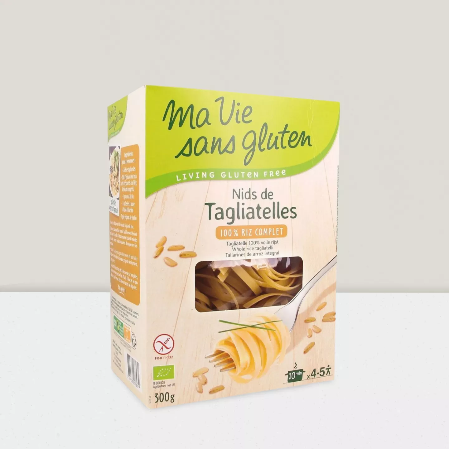 Nids de tagliatelle 100% riz complet 300g