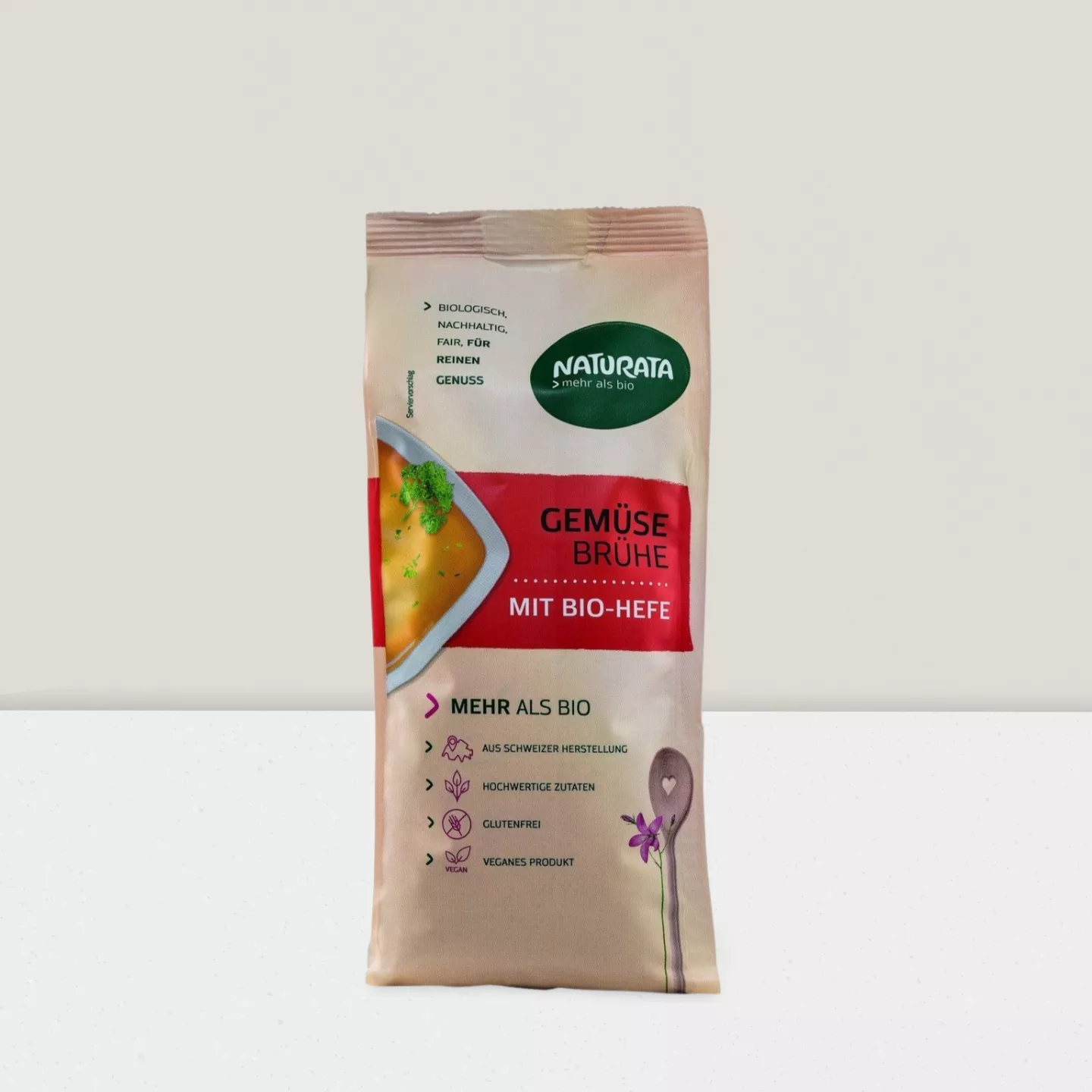 Bouillon de légumes avec levure bio, Sachet de recharge 500g