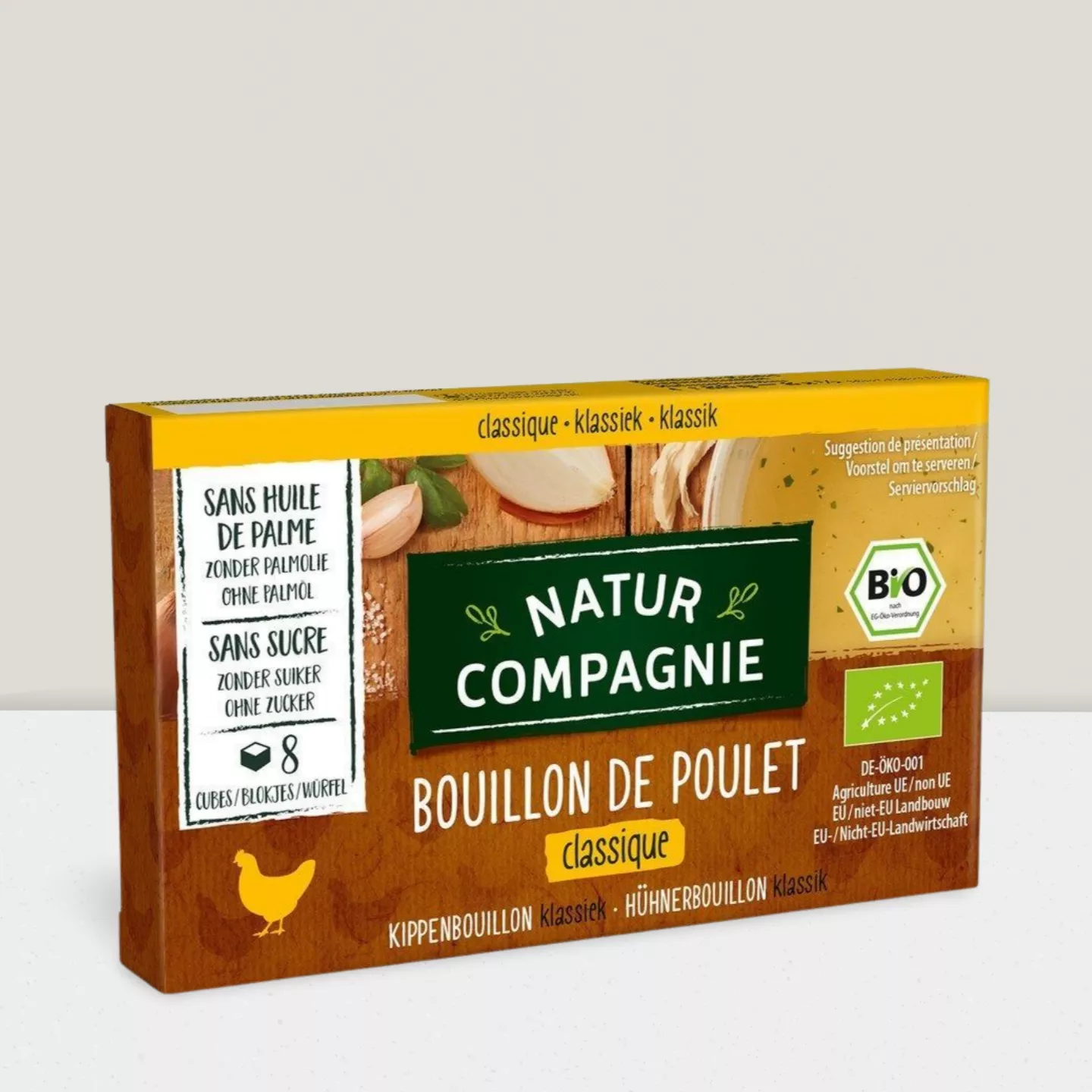 Bouillon de poulet en cube - 88gr