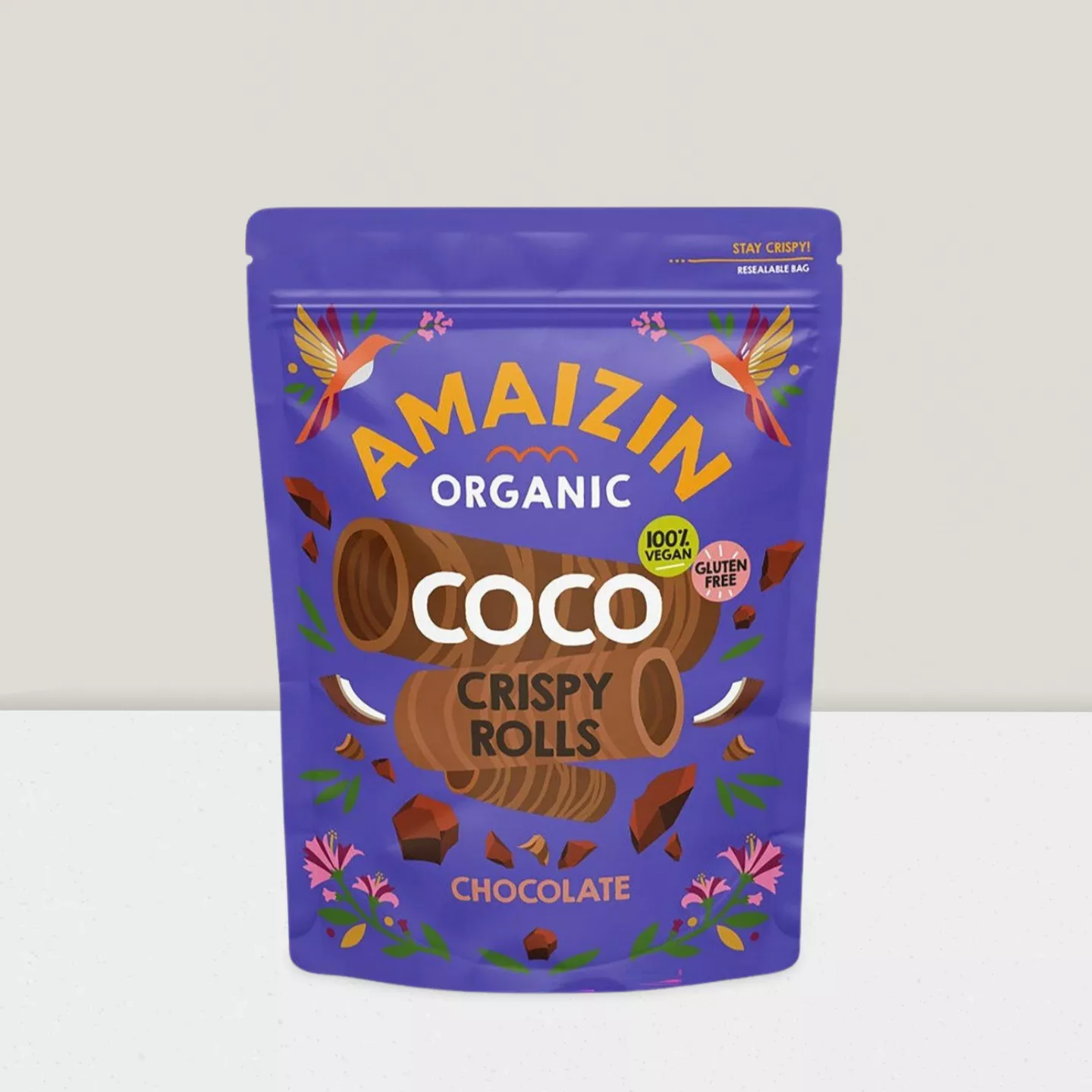 Coco Crispy Rolls Choco 140gr