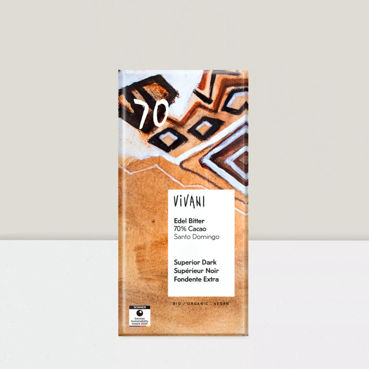Chocolat noir supérieur 70% - 100g