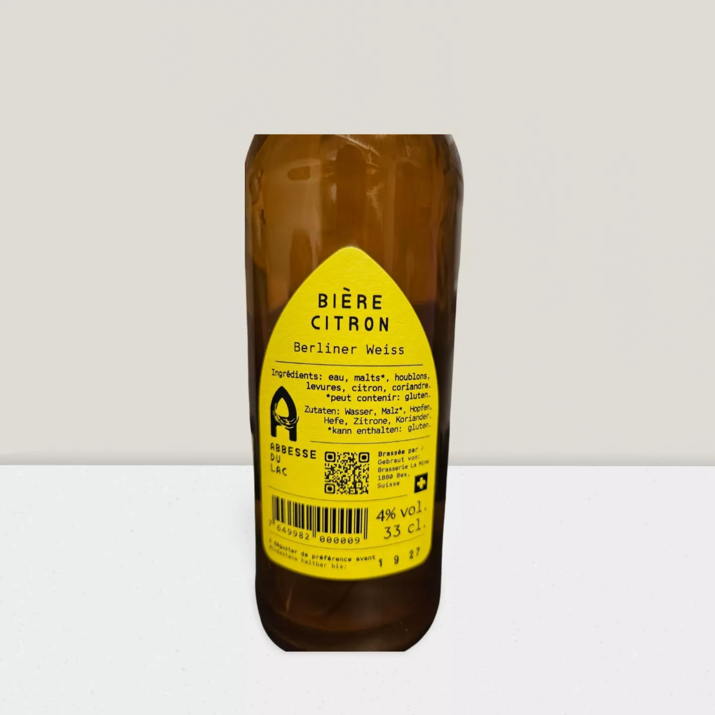 Bière au citron - 33cl