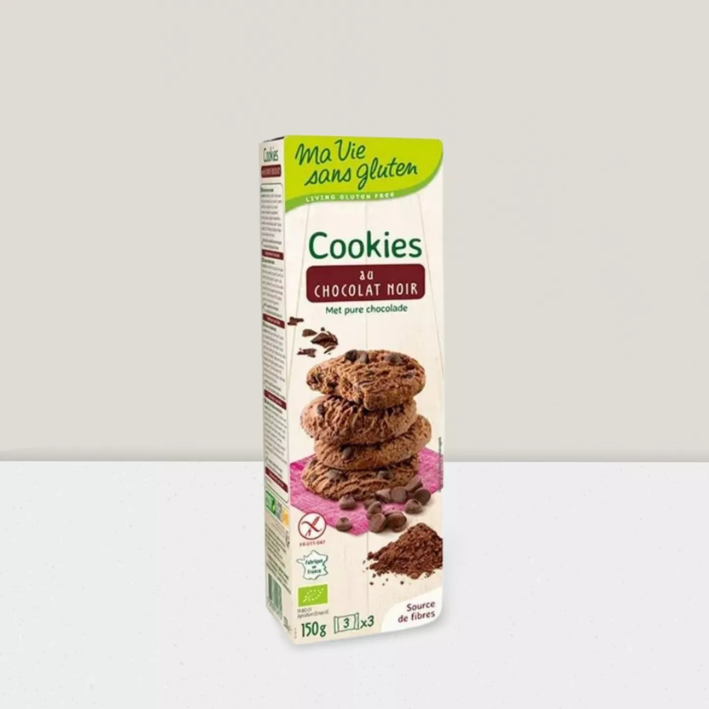 Cookies au chocolat noir, sans gluten 150g