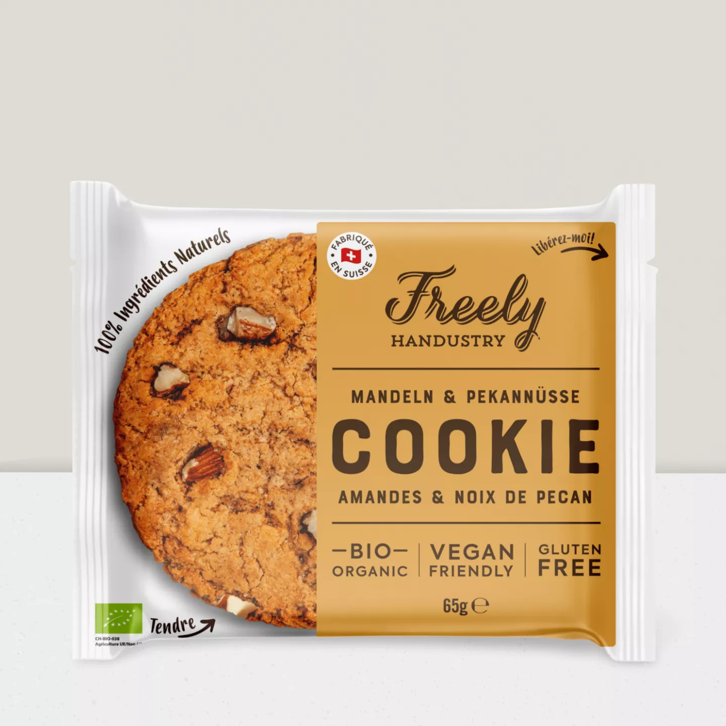 Cookie amandes et noix de pécan 65g