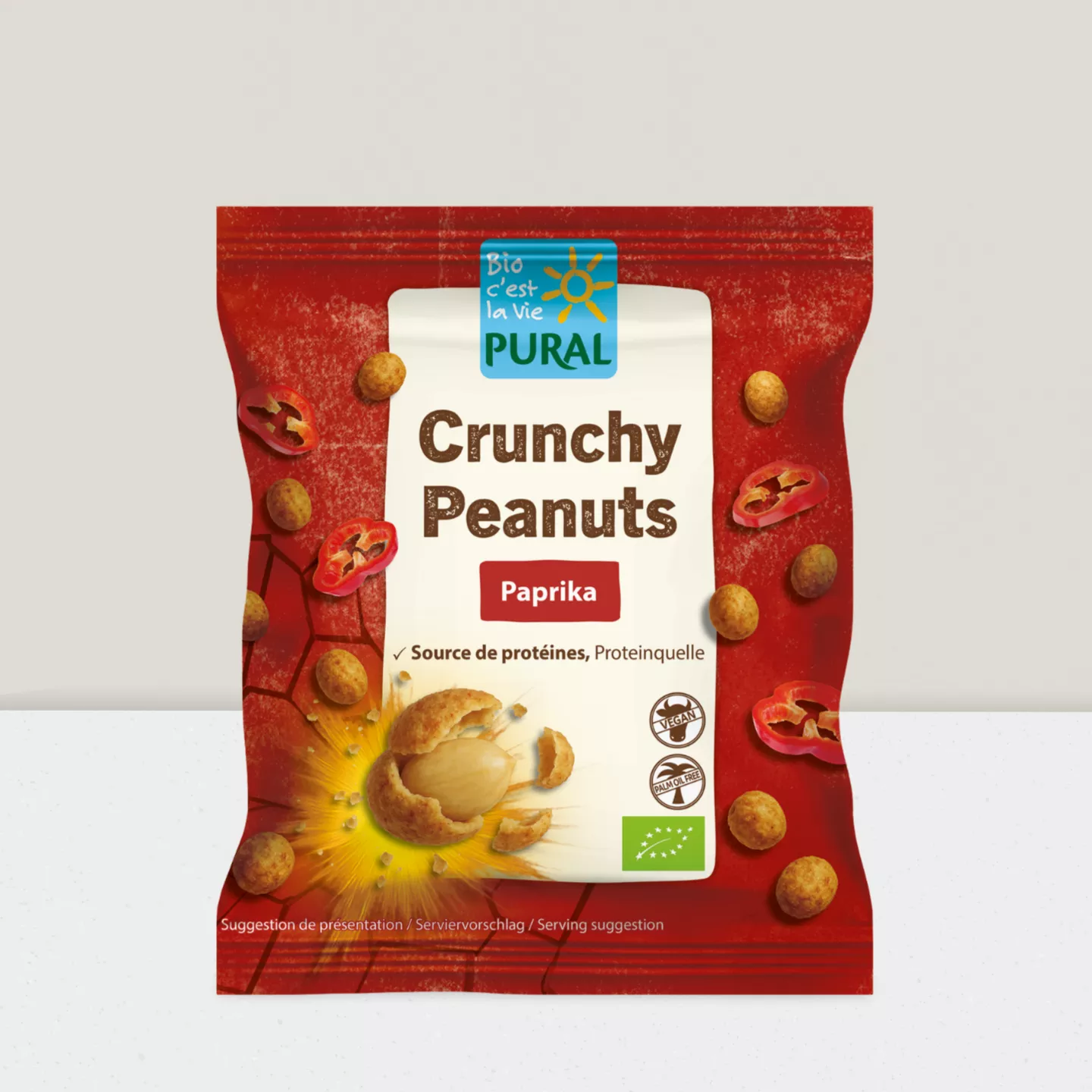 Crunchy Peanuts Paprika - 110gr