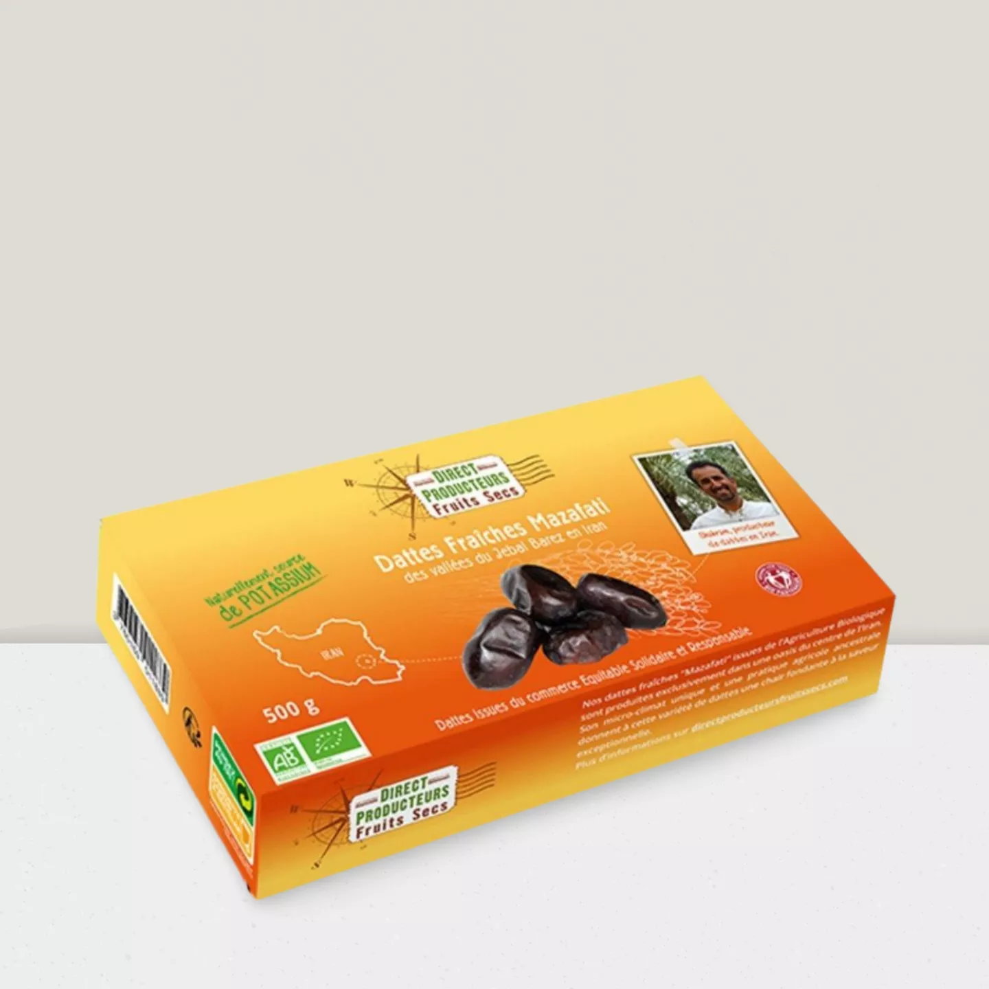 Dattes fraîches Mazafati barquette 500g