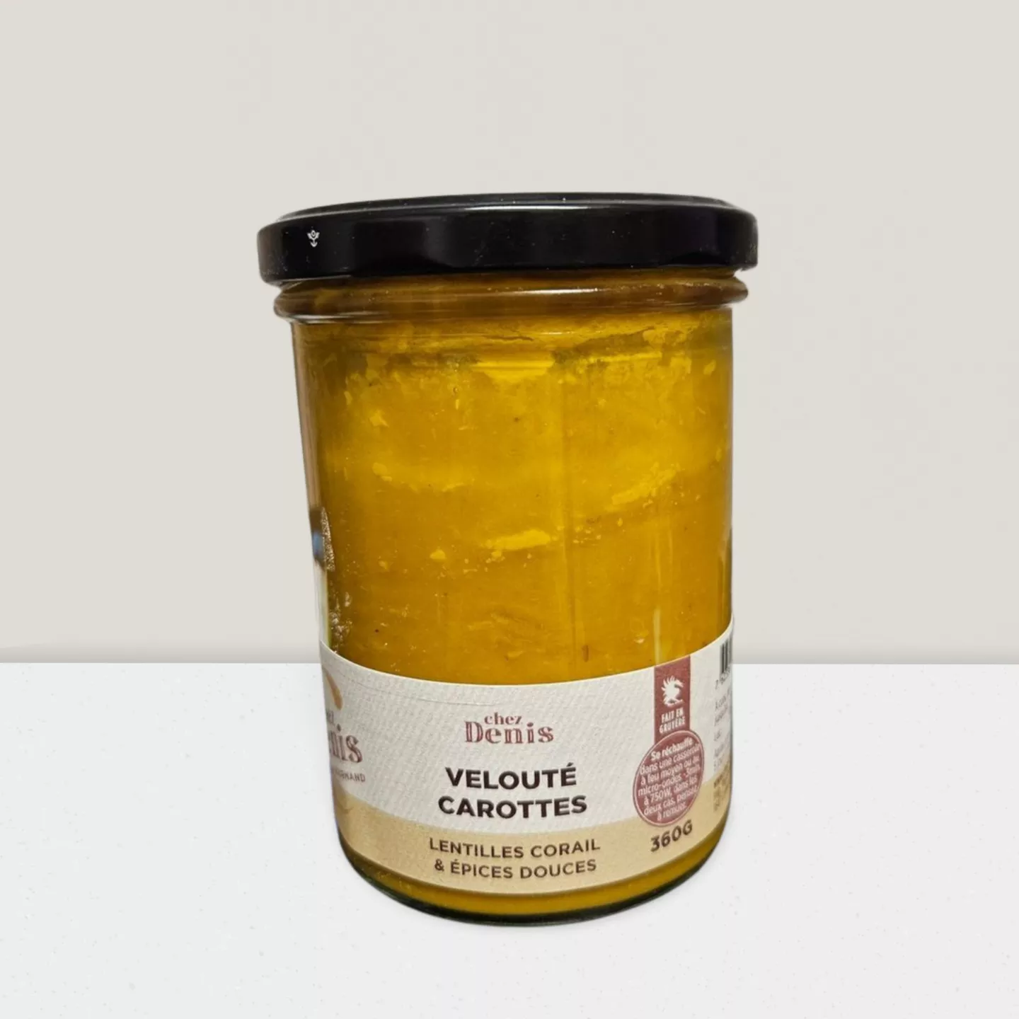 Velouté Carottes, Lentilles corail & épices douces - 360gr