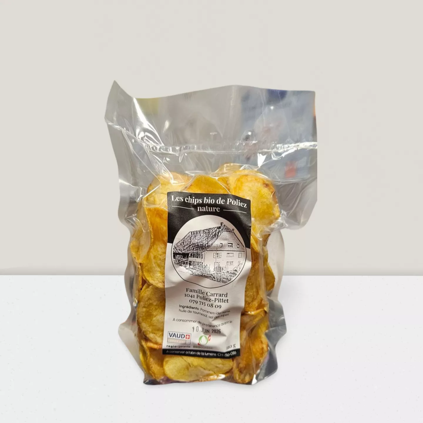 Chips bio de Poliez 110 g