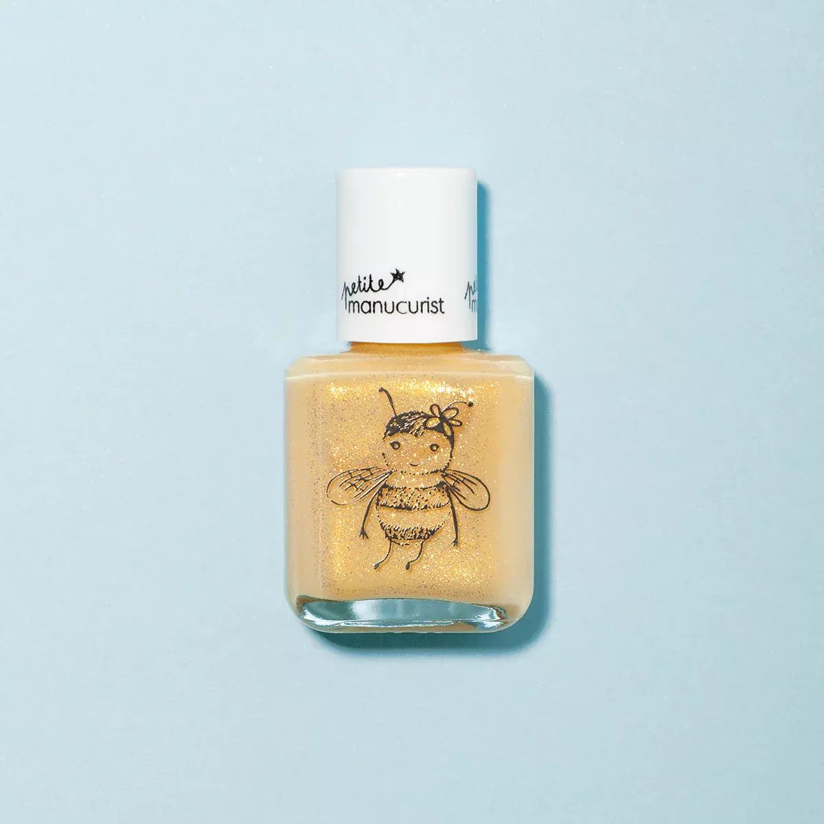 Vernis Pia l'abeille - Doré pailleté - 8ml