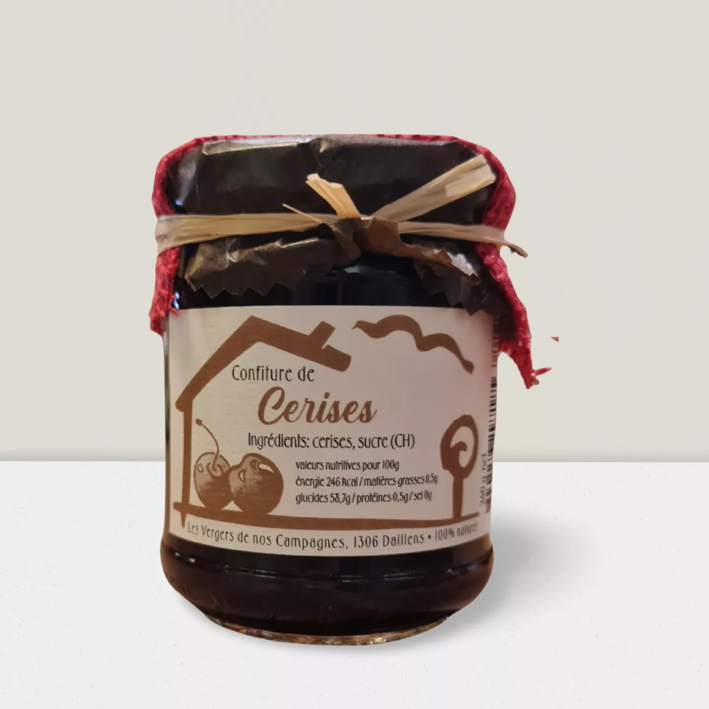 Confiture de Cerises 240gr