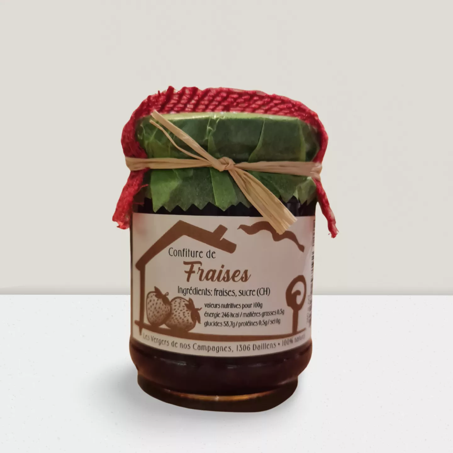 Confiture Fraises 240gr