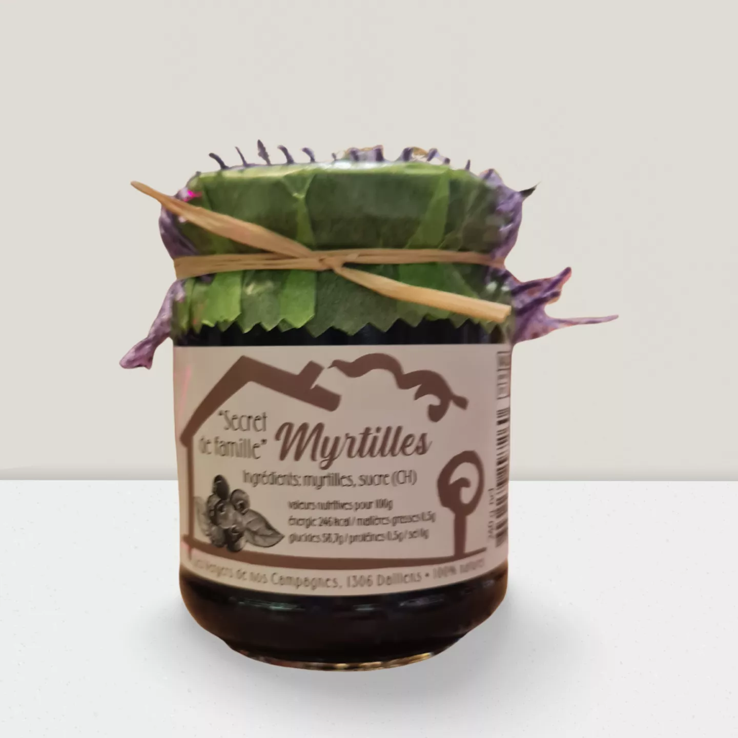 Confiture de Myrtilles 240gr