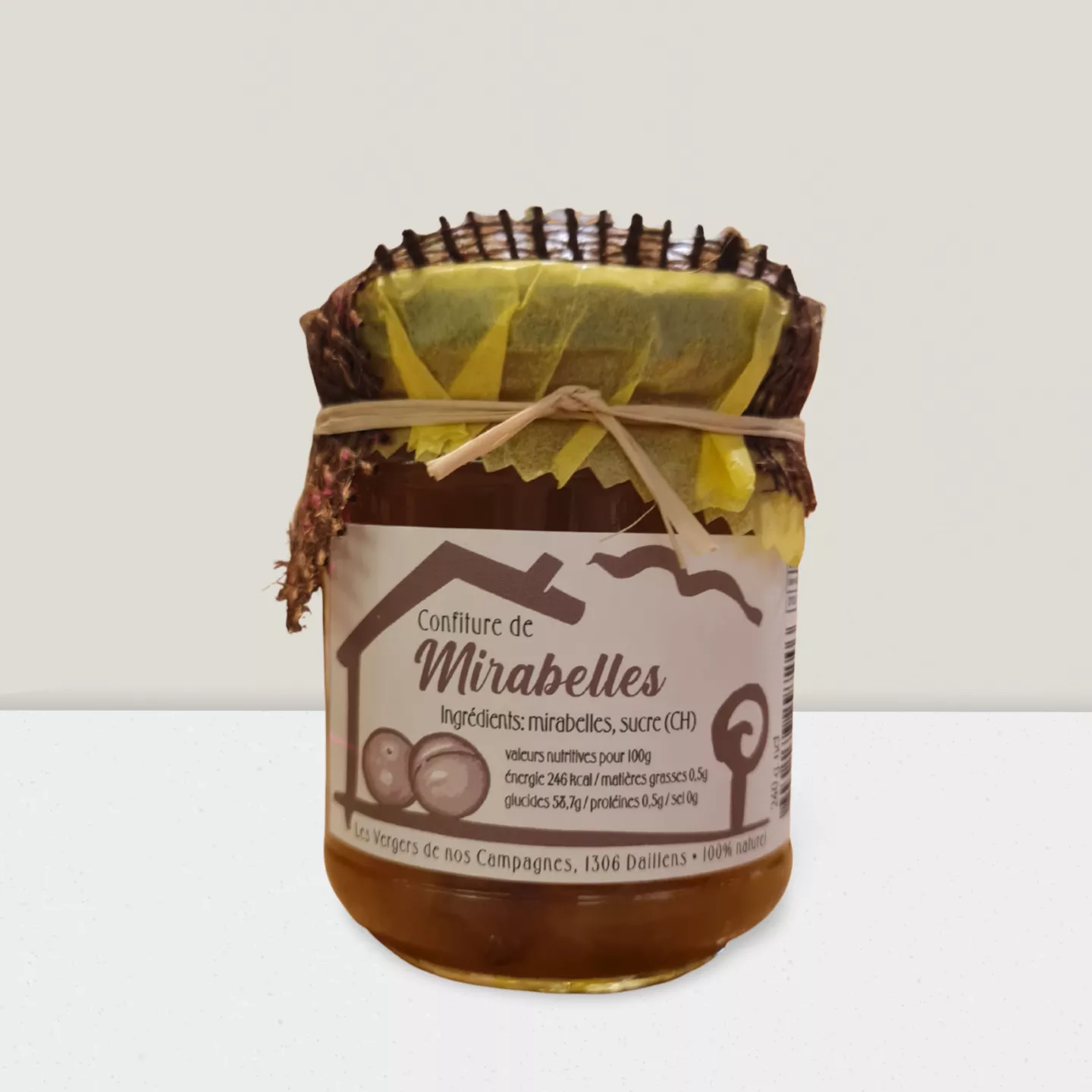 Confiture de Mirabelles 240gr