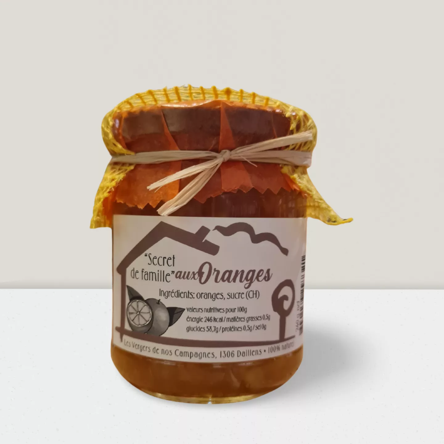 Confiture d'Orange 240gr