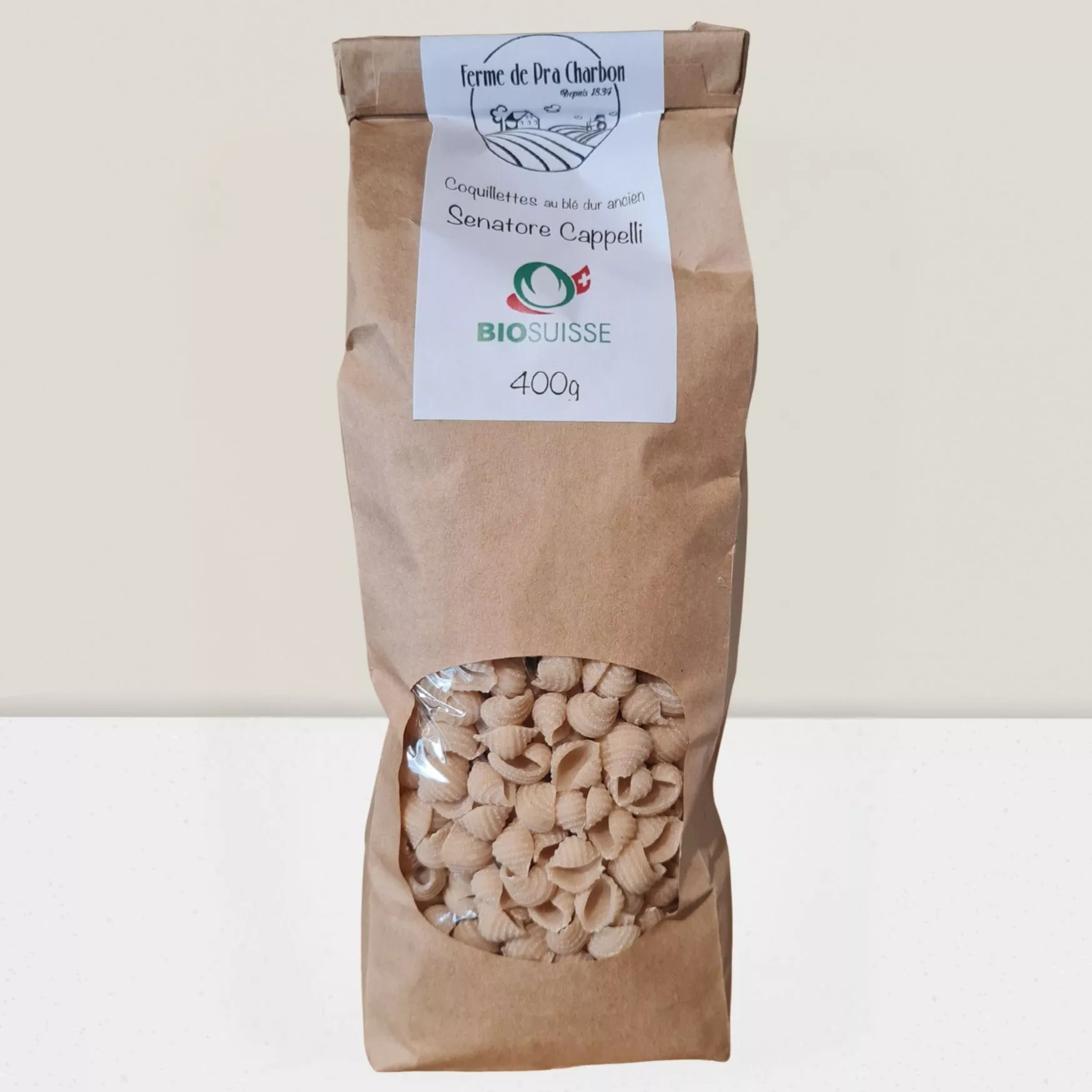 Pâtes Coquillettes de blé dur Senatore Cappelli 400g
