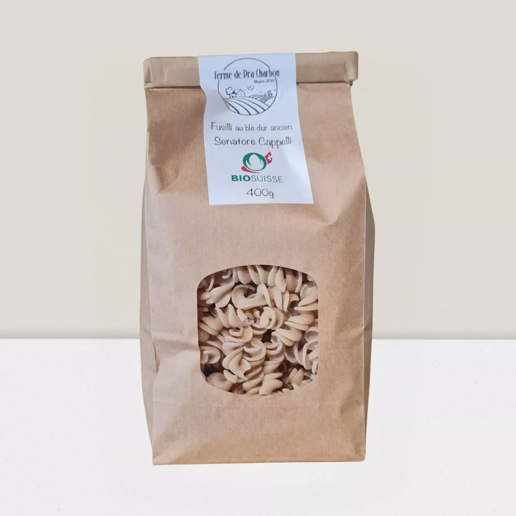 Pâtes Fusilli blé dur Senatore Cappelli - 400g