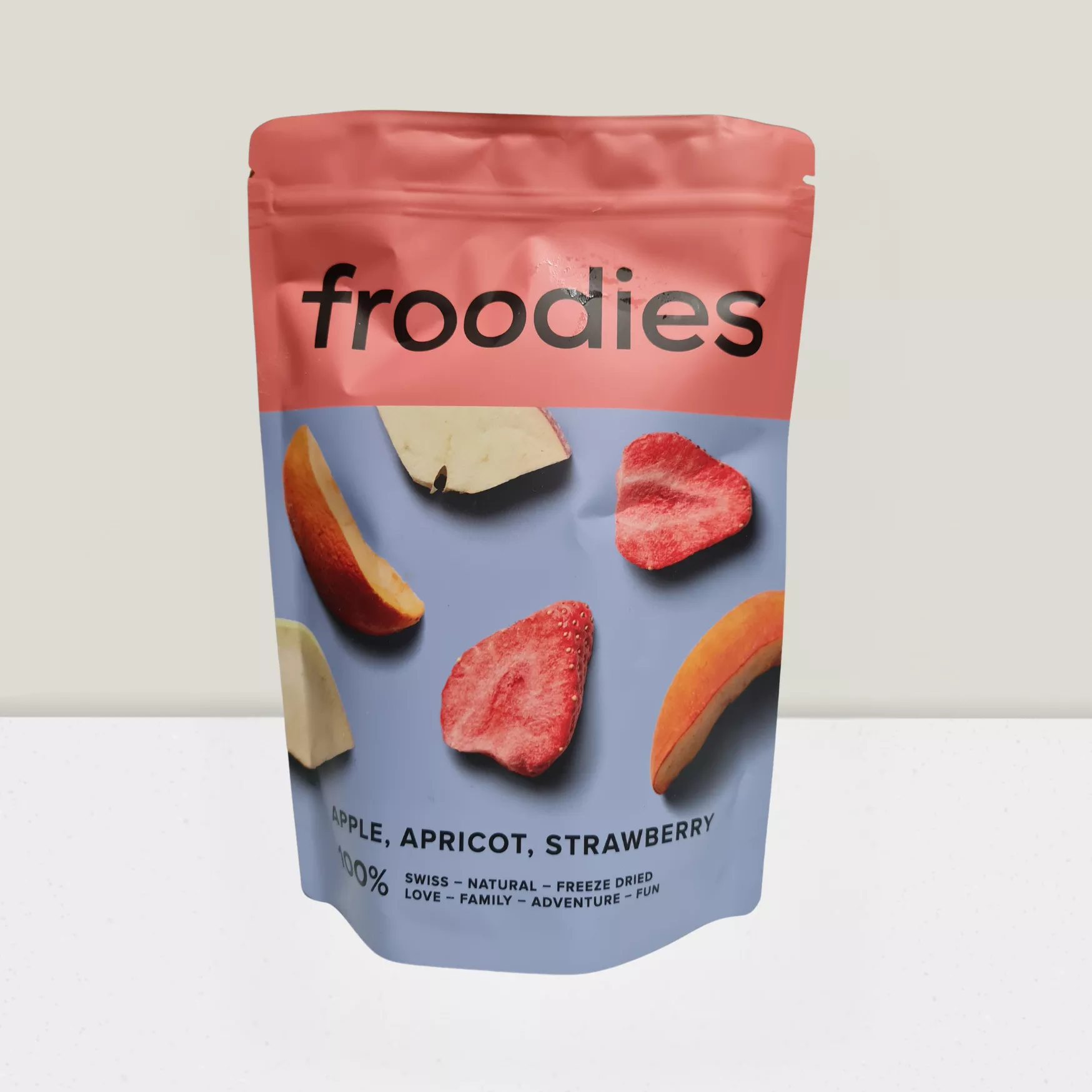 Pomme, Abricot & Fraise lyophilisés - 30gr