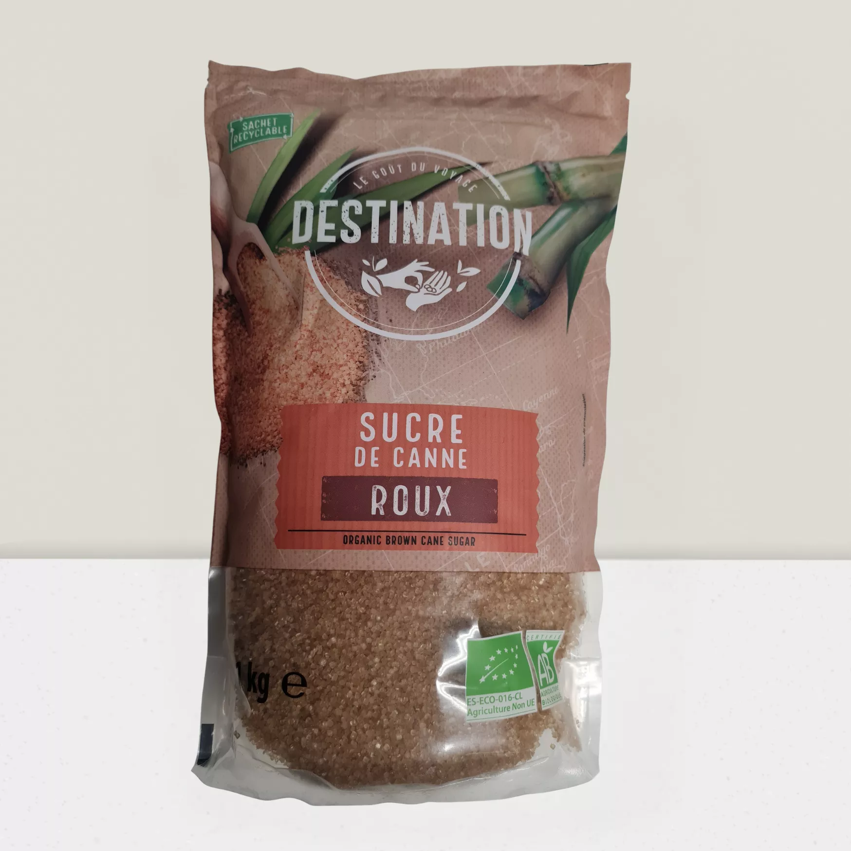 Sucre de canne roux " Rio Parana"  1kg