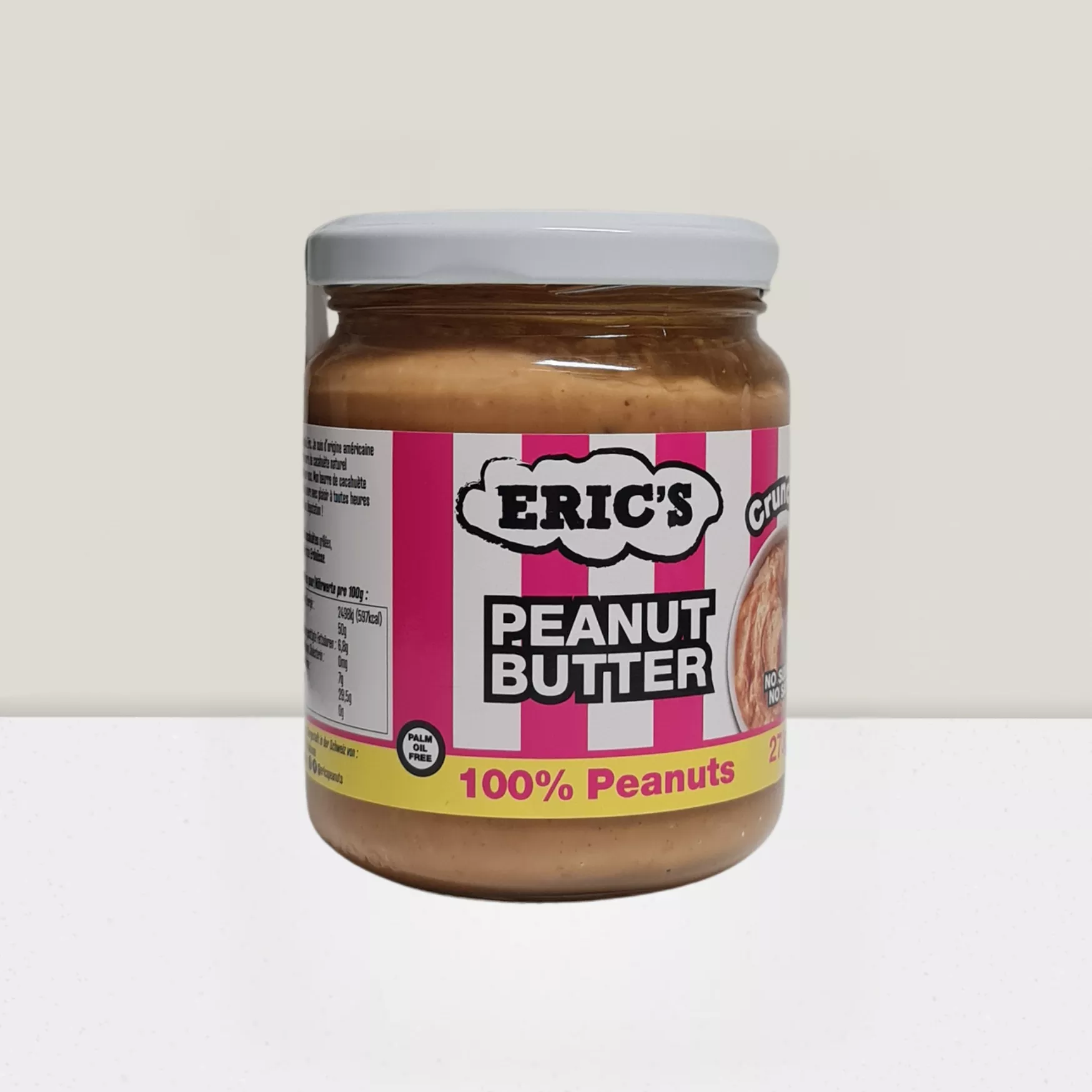 Beurre de cacahuète 100% - Croquant - 270gr