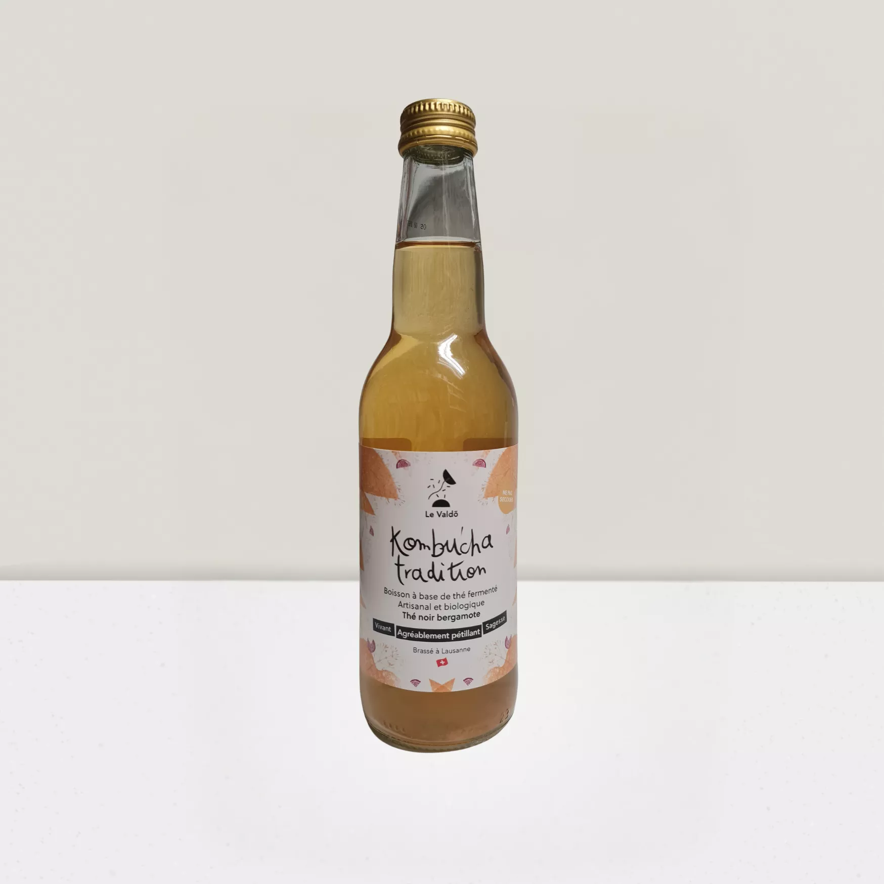 Kombucha Tradition - Thé noir Bergamote - 330ml