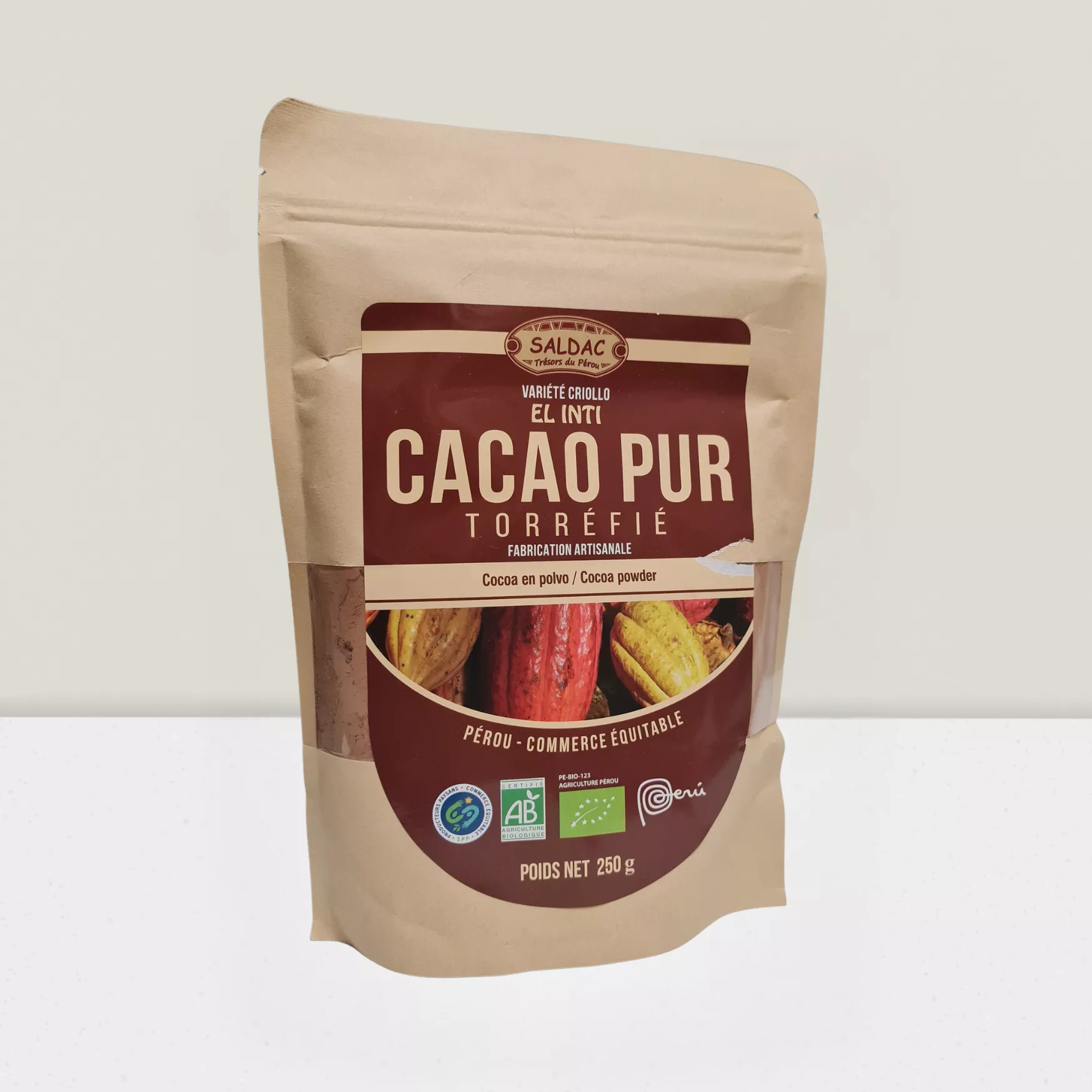 Cacao en poudre bio sans sucre - 250g