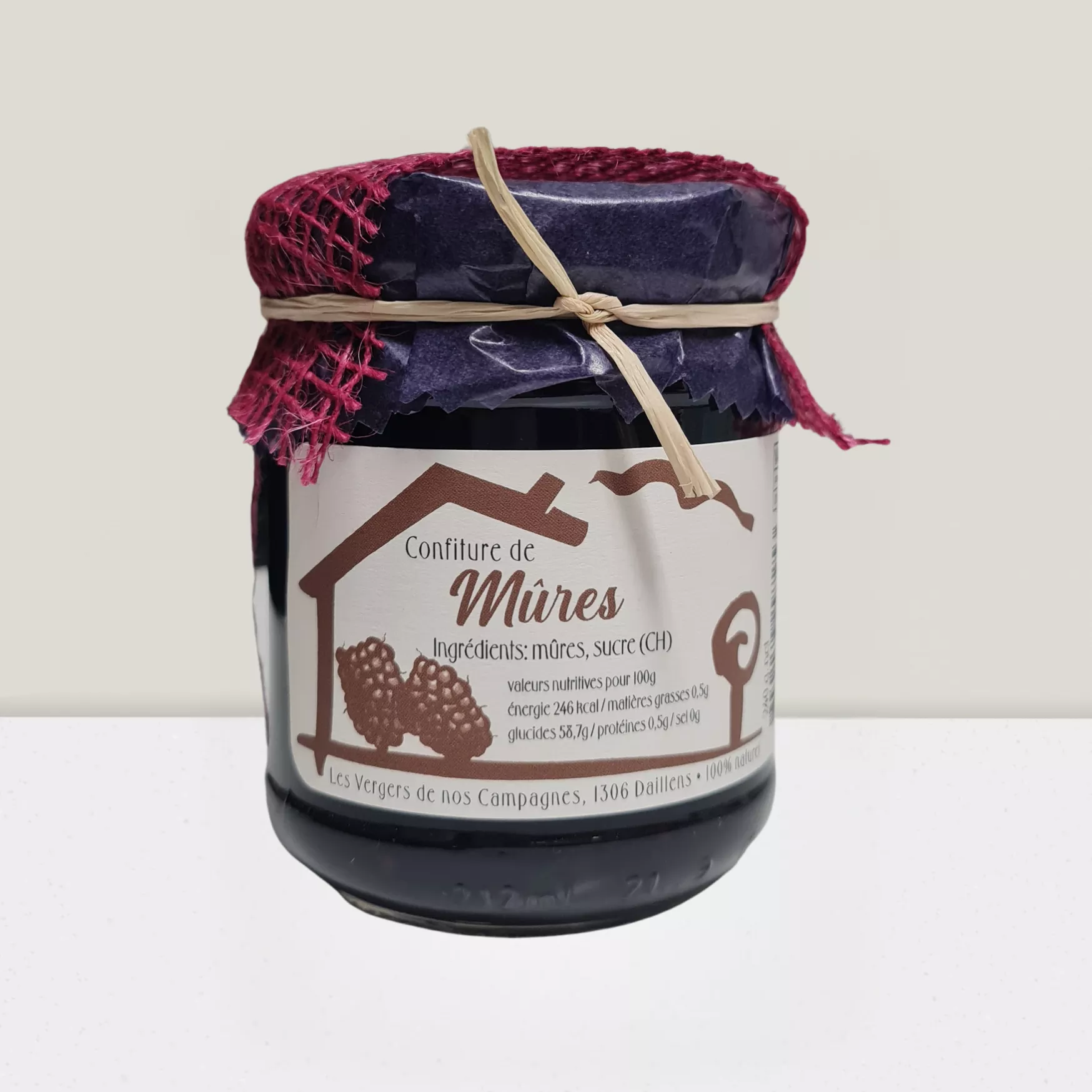 Confiture de Mûres 240gr
