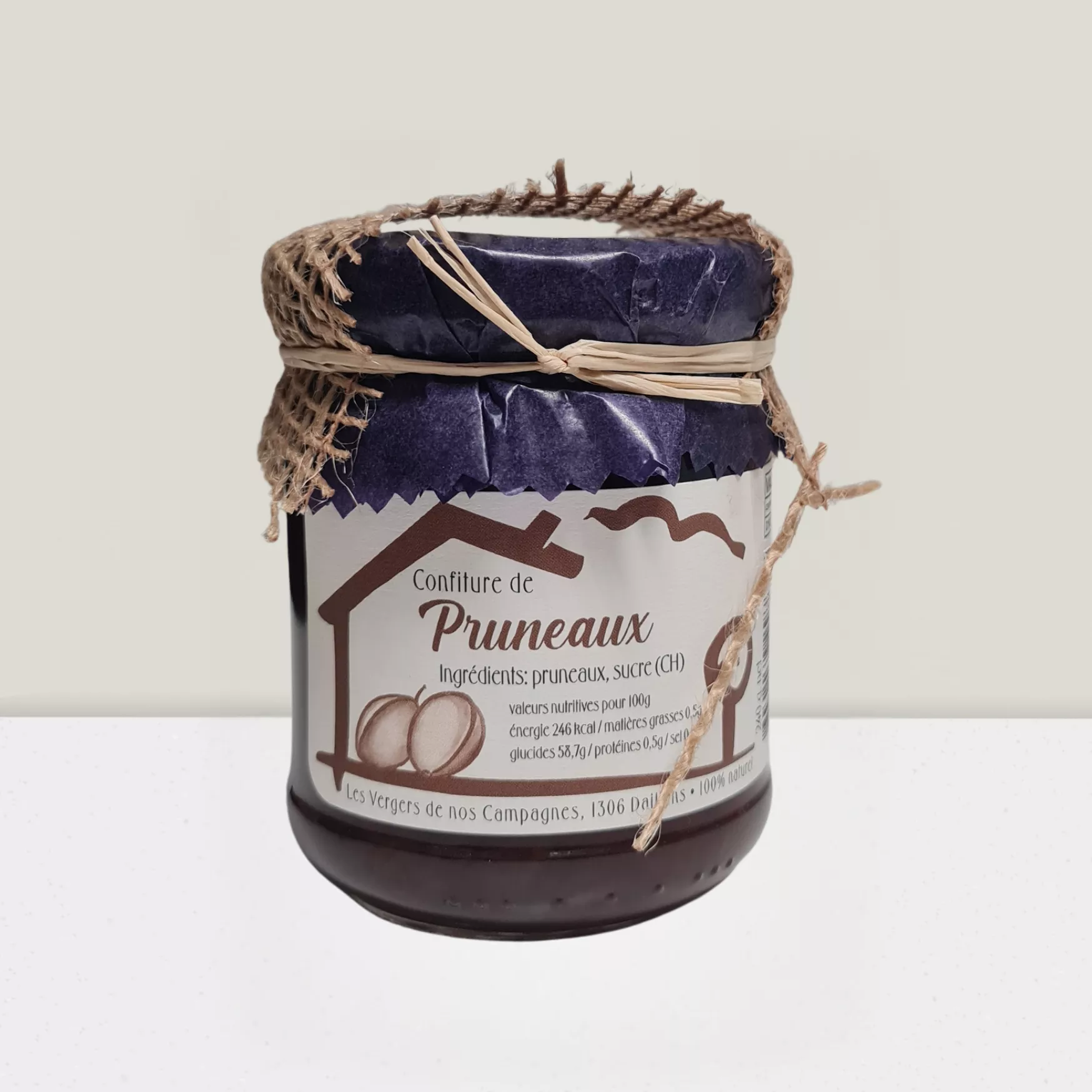 Confiture de Pruneaux 240gr
