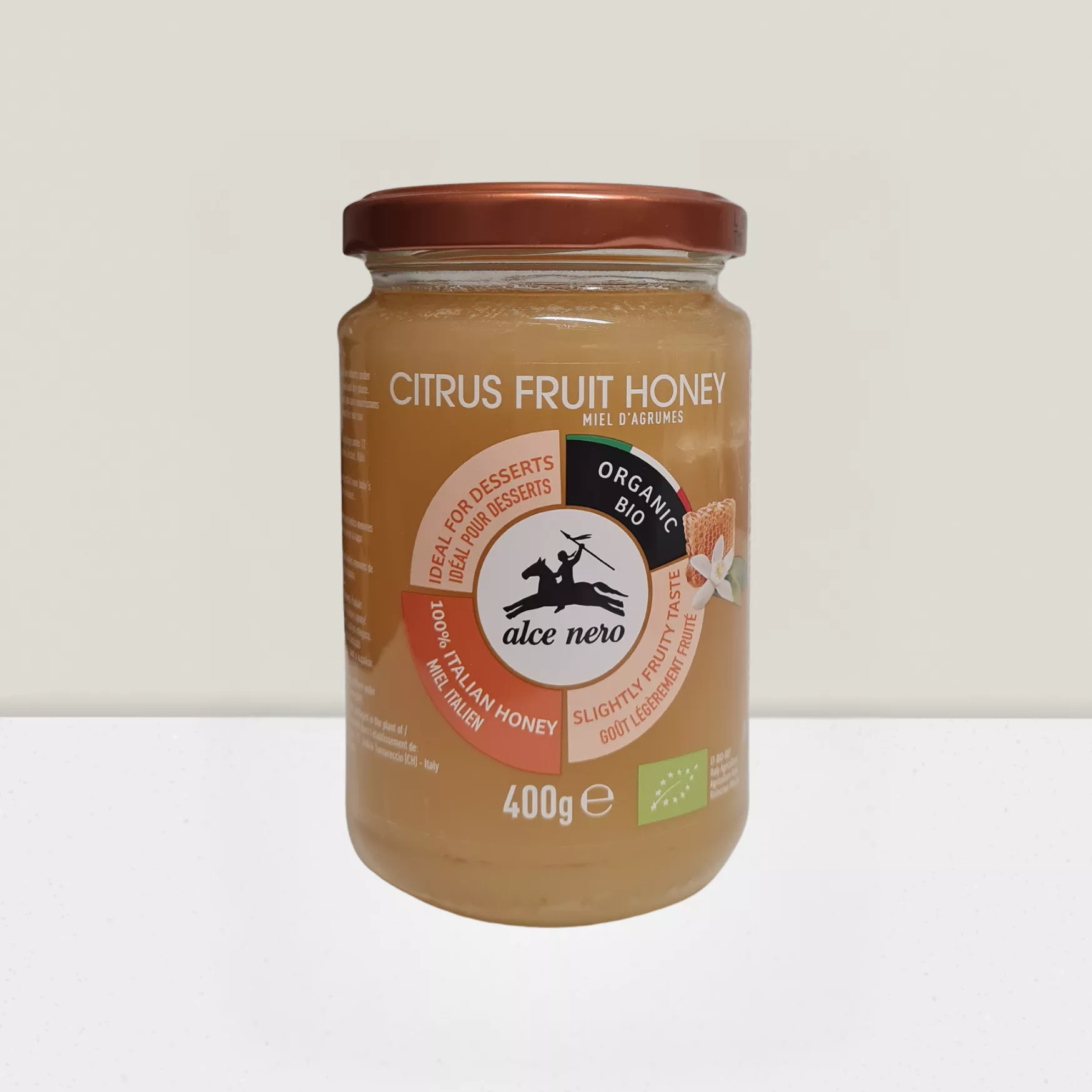 Miel citron et fleur - verre 400gr