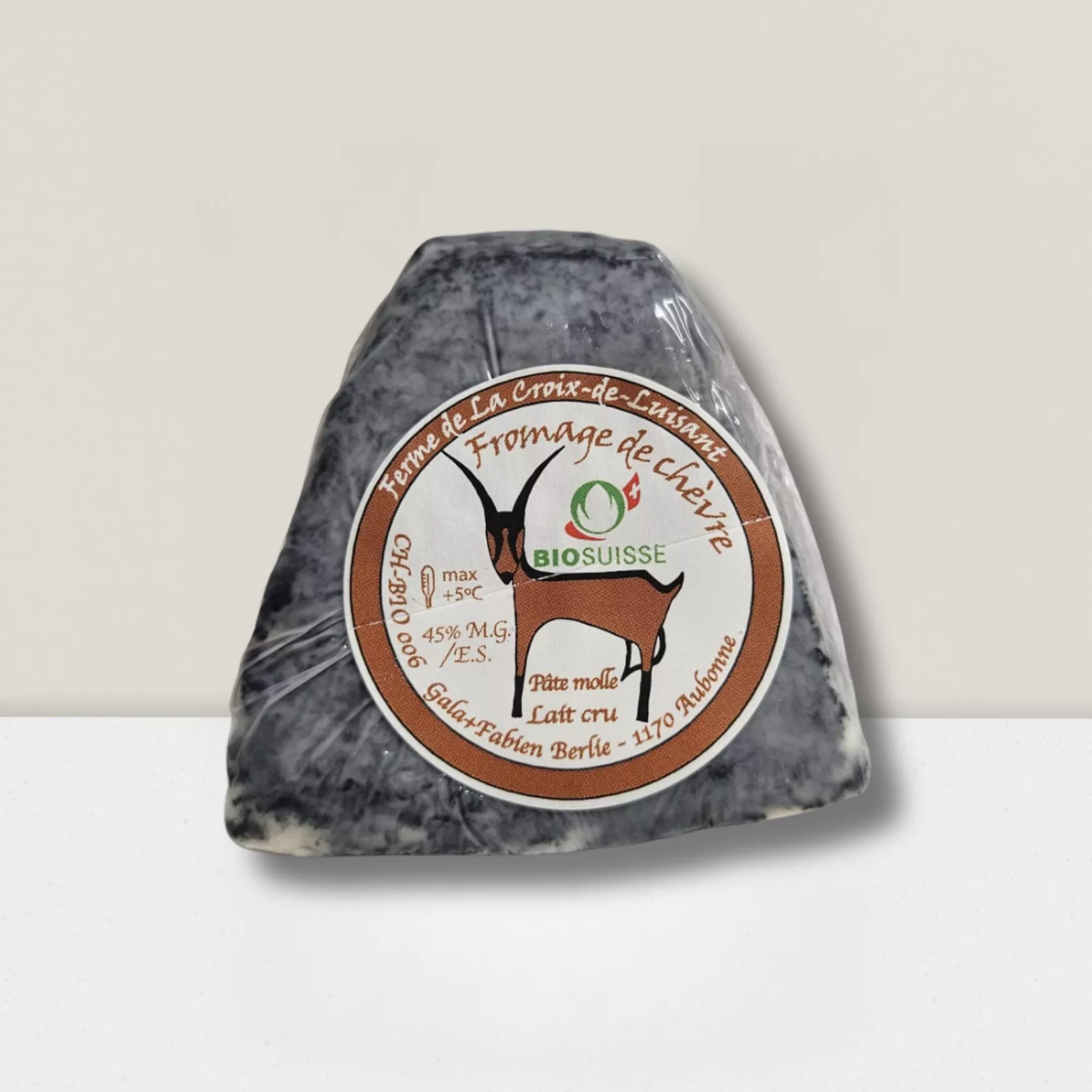 Fromage frais de chèvre - Pyramide Cendrée 100g