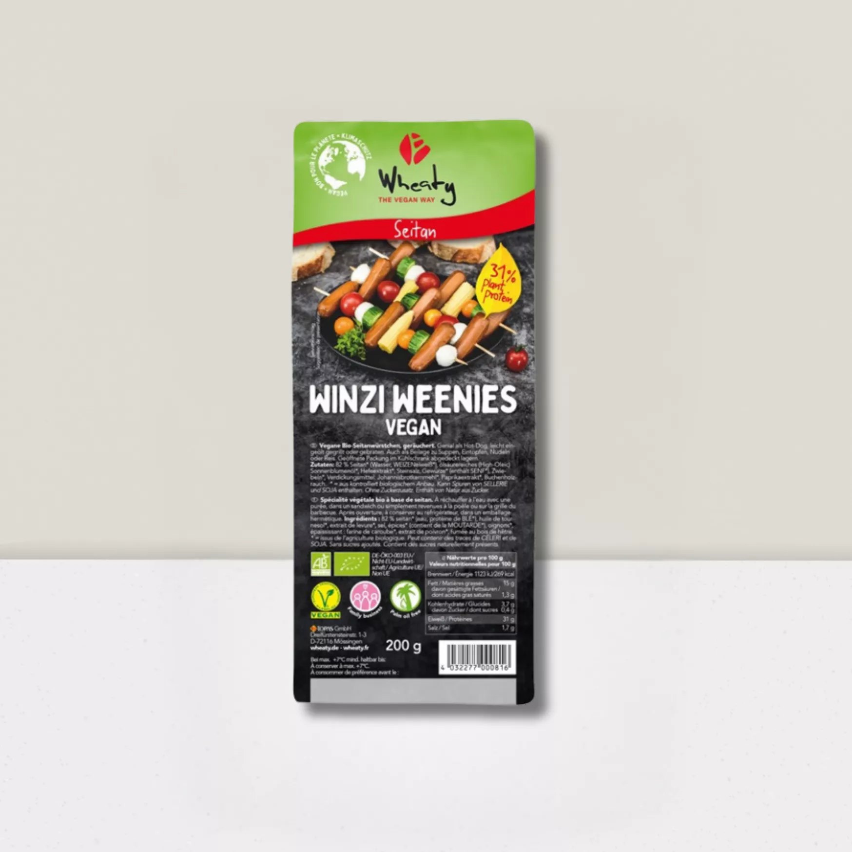 Winzi-Weenies végétales - 200gr