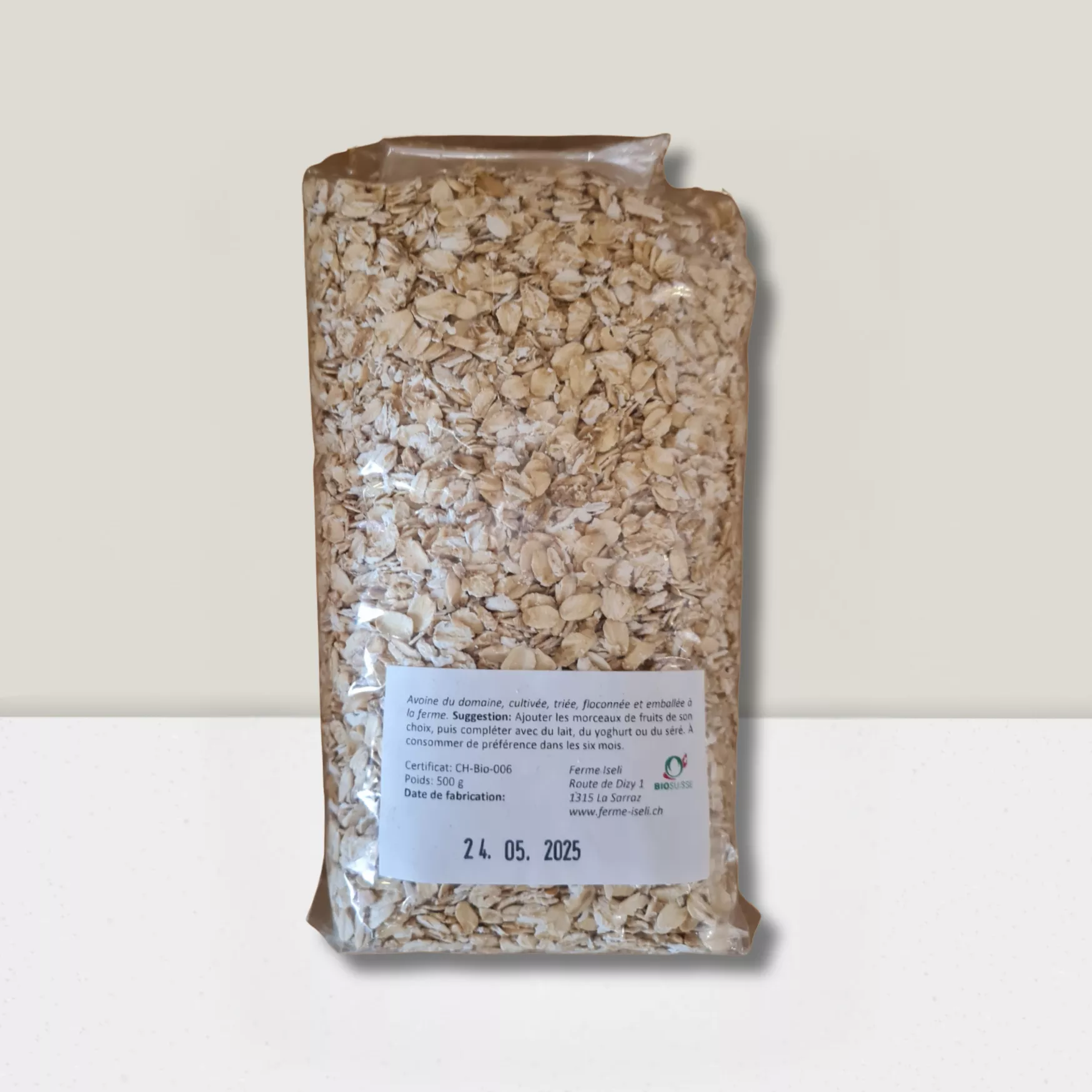 Flocons d'avoine gros - 500g