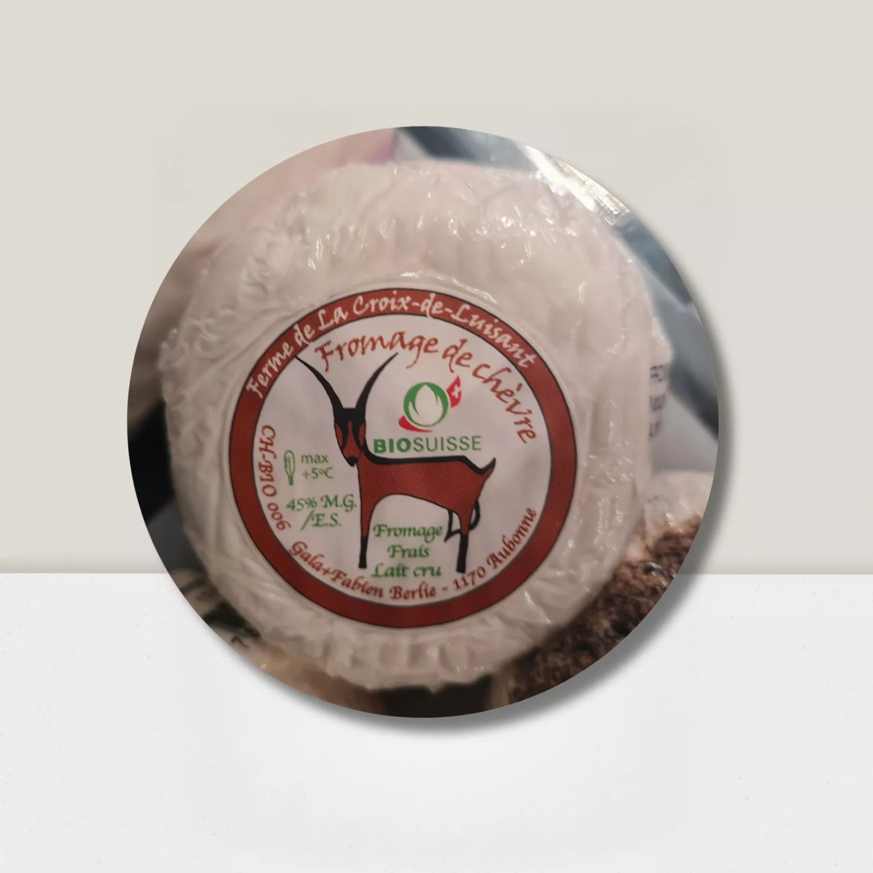 Fromage frais de chèvre - Crottin 70gr