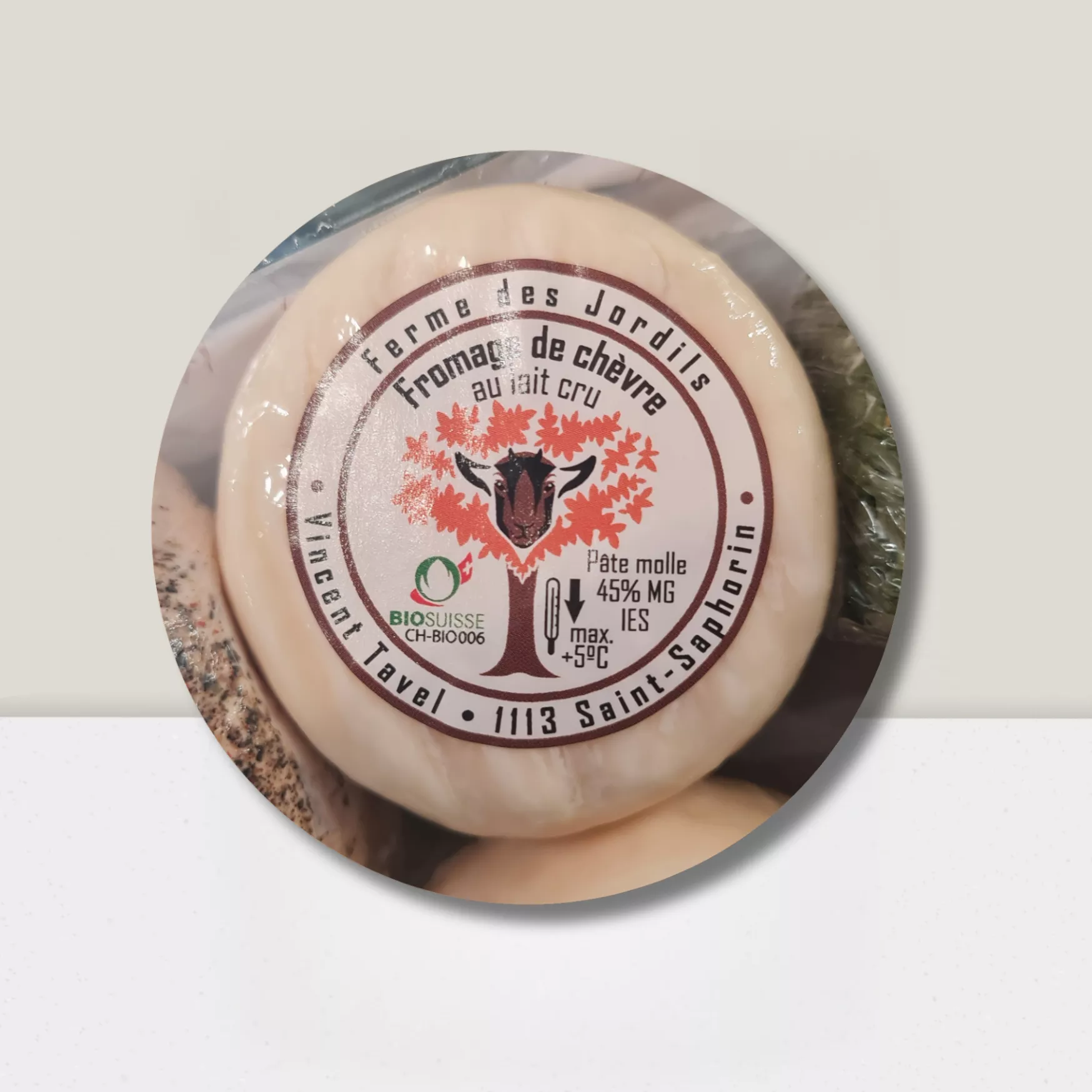 Fromage frais de chèvre - Nature 100g