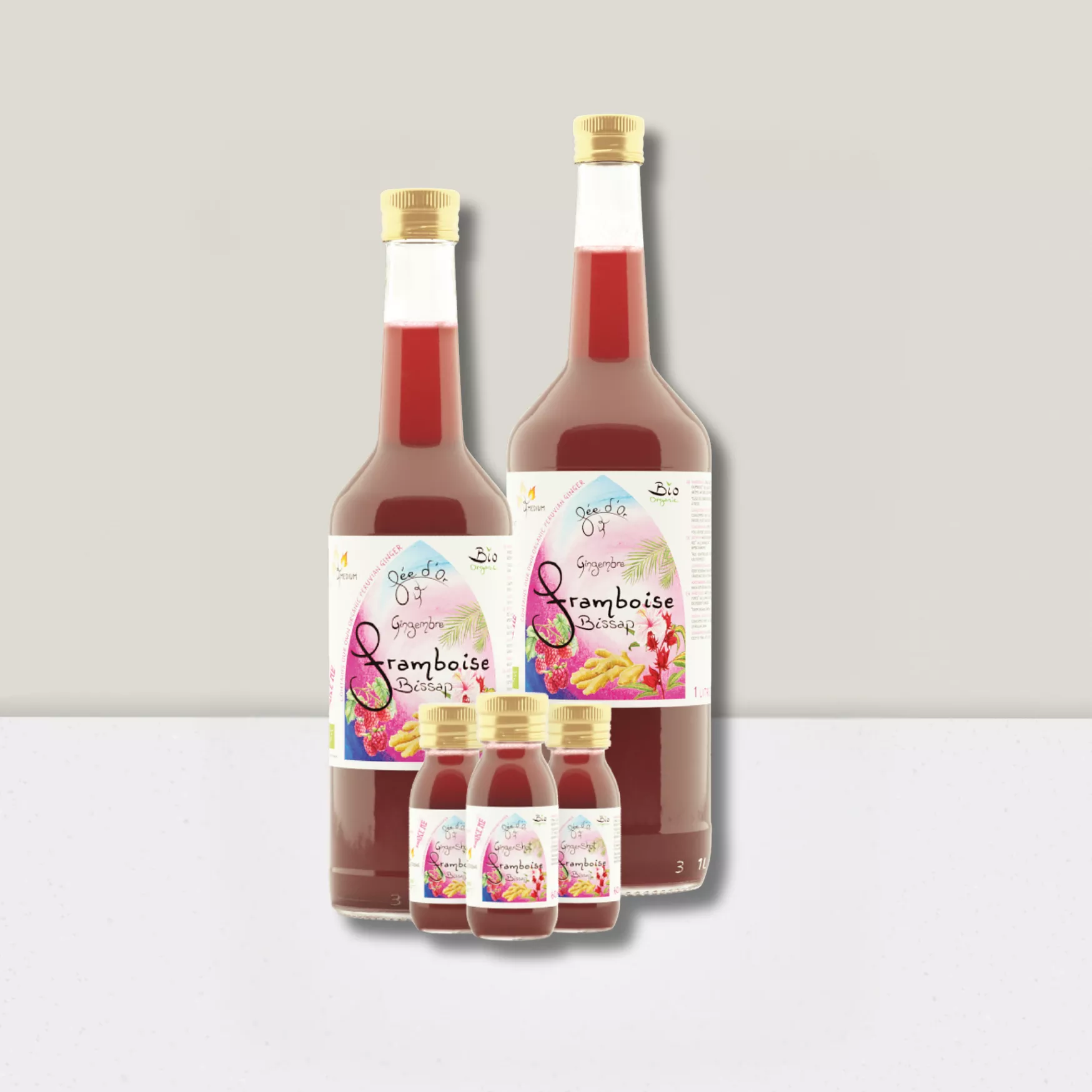 Jus de Gingembre - Framboise Bissap 750ml
