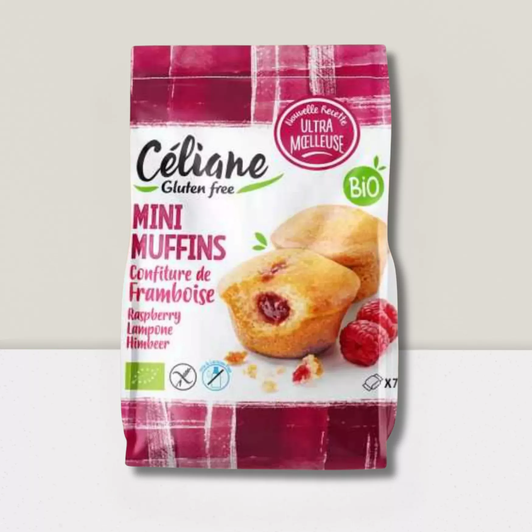 Muffins de confiture extra de framboise - 210g
