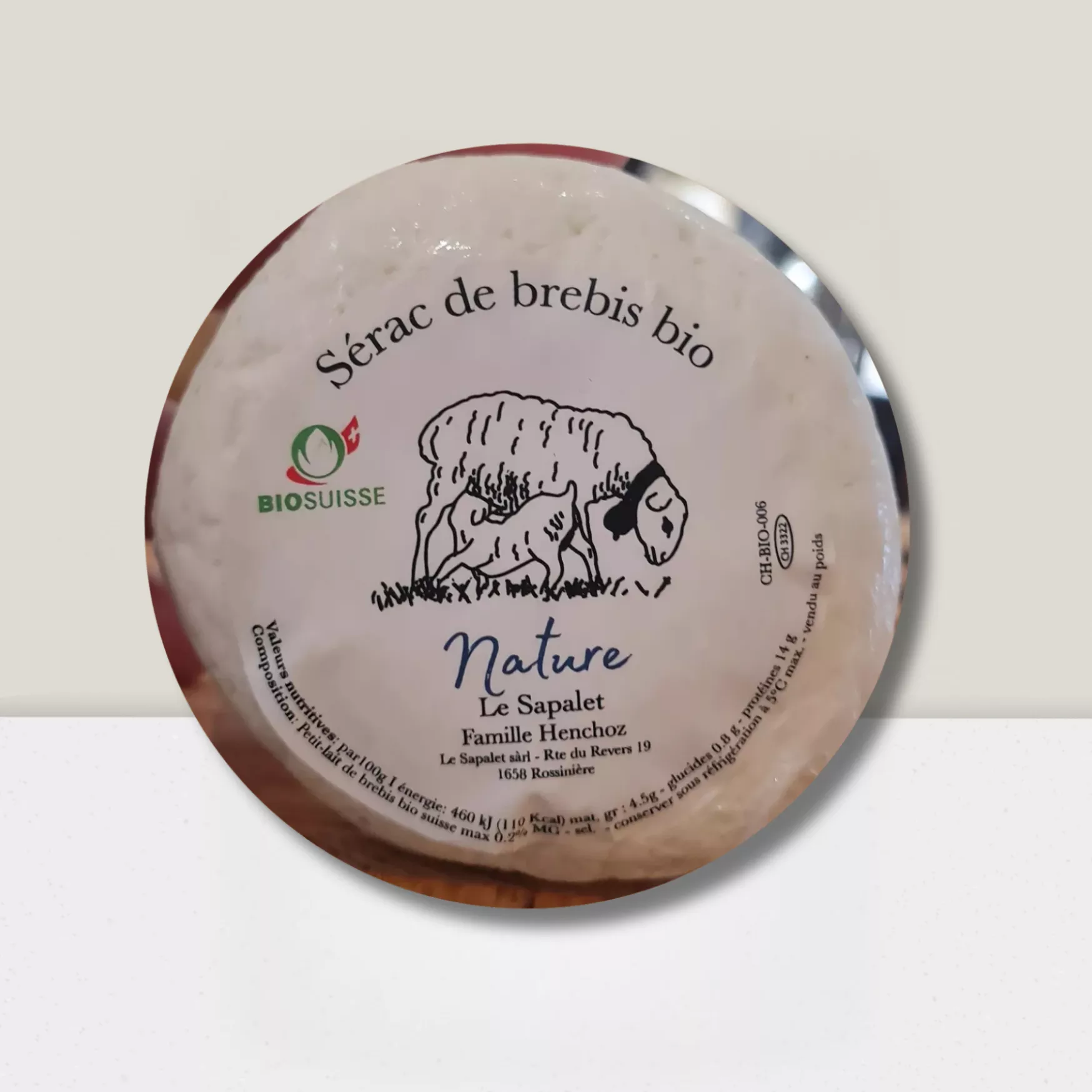 Sérac de brebis bio