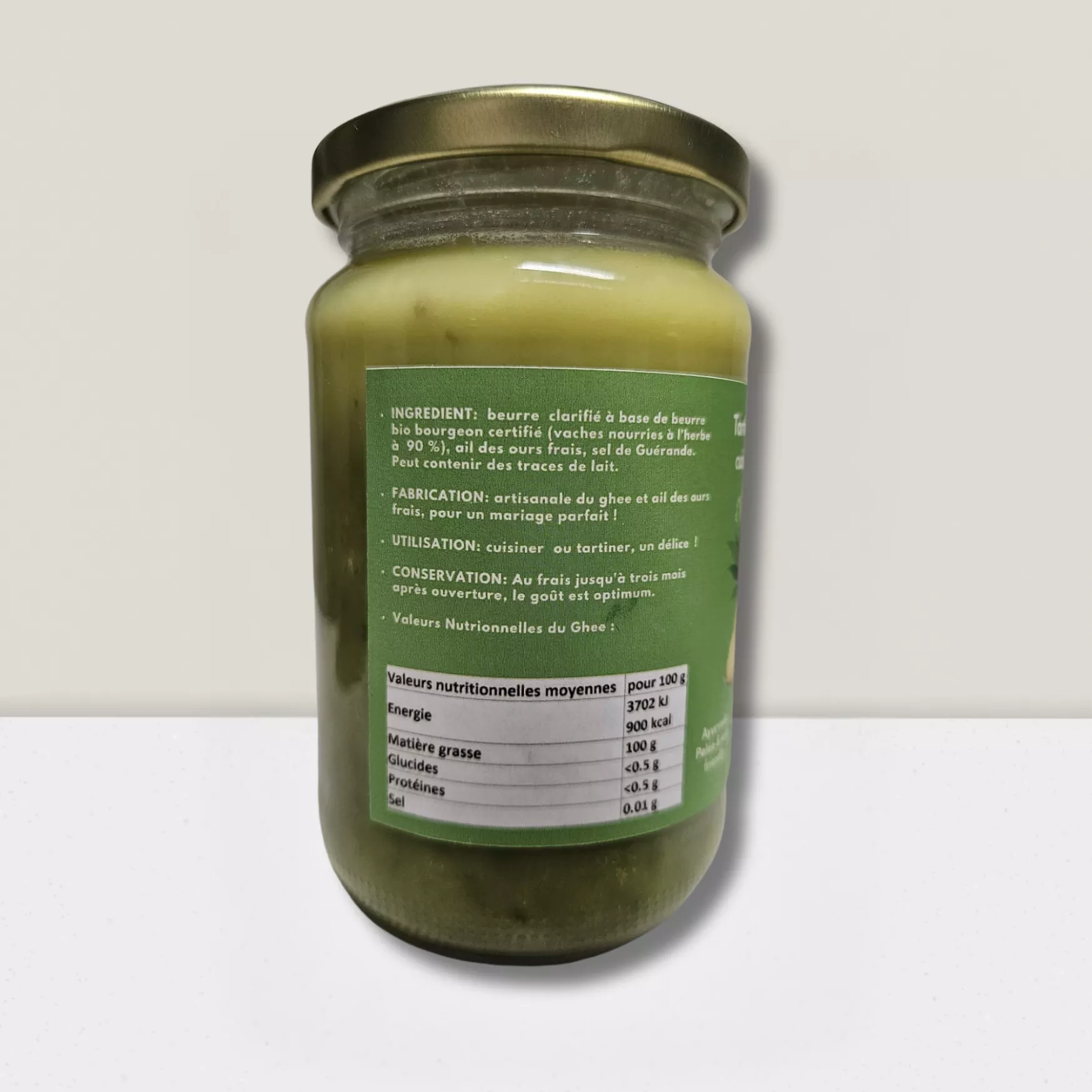 Ghee Fribourgeois à l'ail des Ours - 300g
