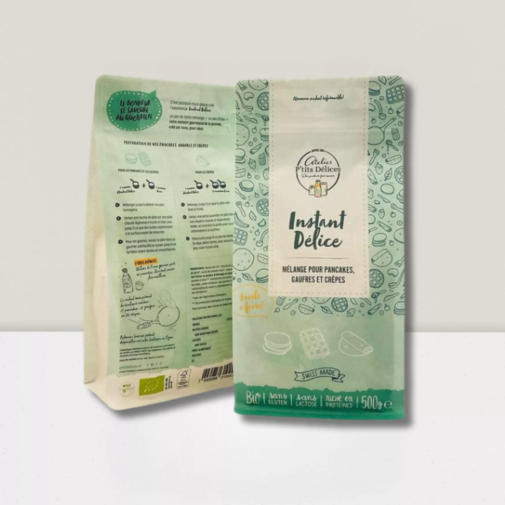 Instant Délice - Mélange pour Pancake et crêpes - 500gr