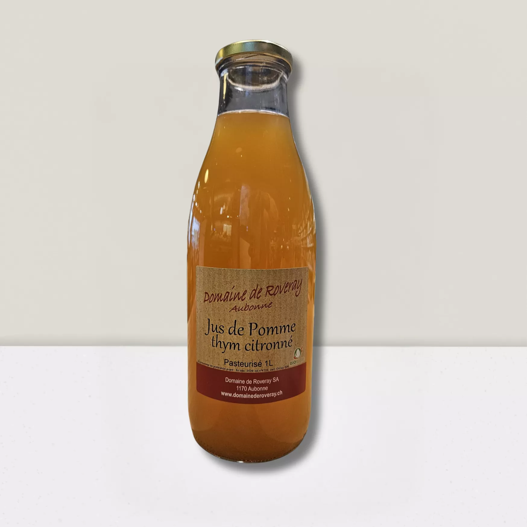 Jus de pommes- thym - 1l