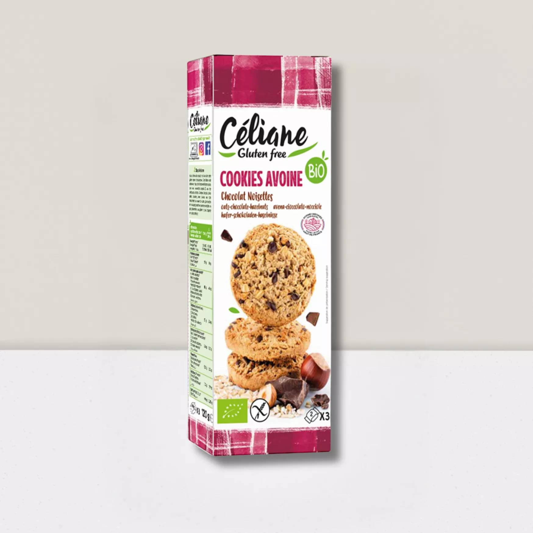 Cookies Avoine Choco-Noisette - 120g