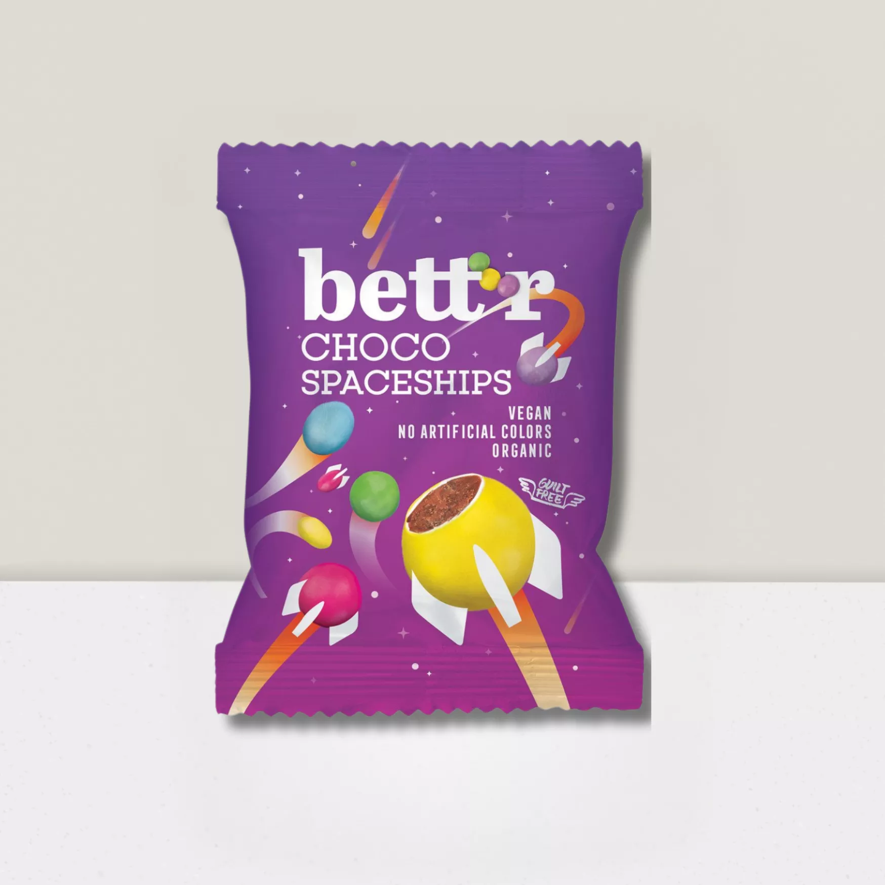 Bonbons multicolores au chocolat - 70gr