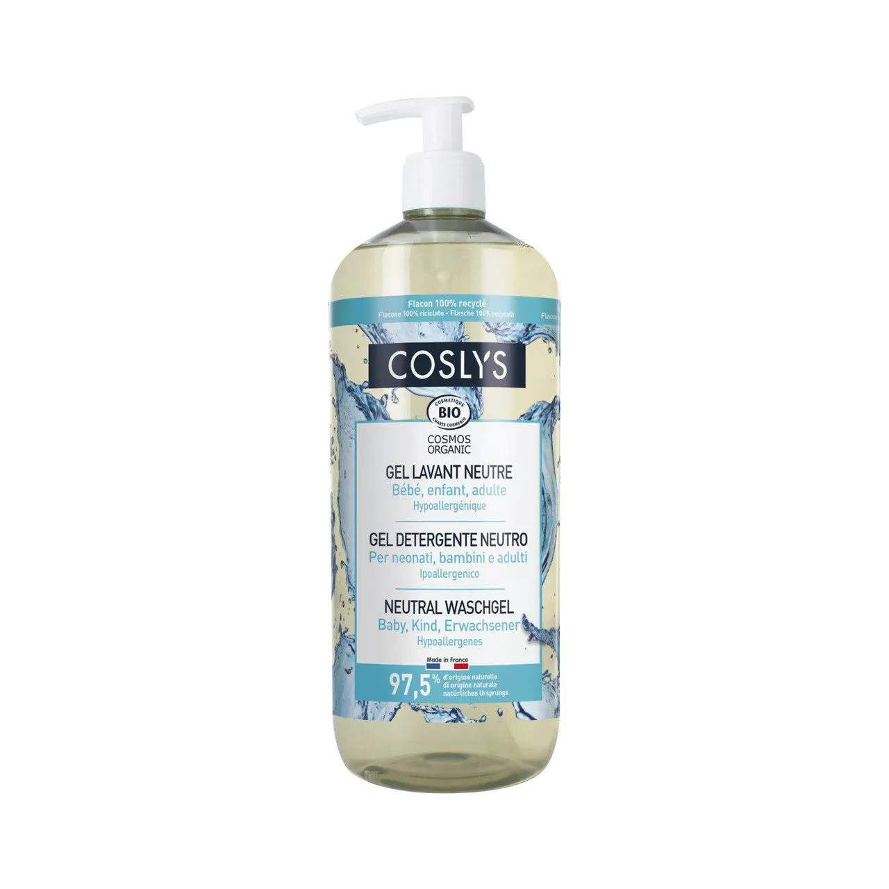 Gel lavant universel sans parfum - 1L