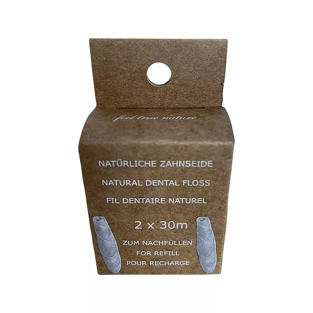 Fil dentaire naturel recharge 2x30cm