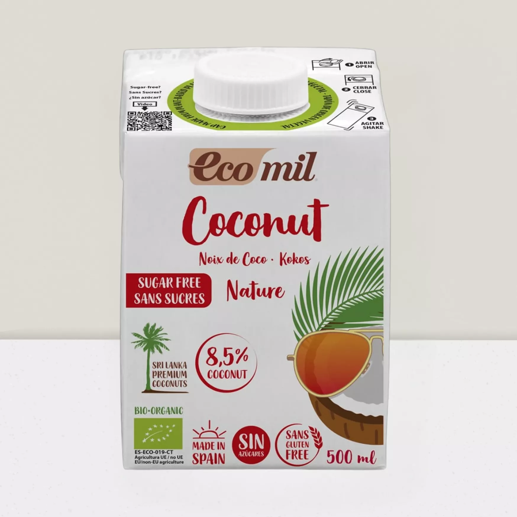 Lait de coco sans sucre - 500ml